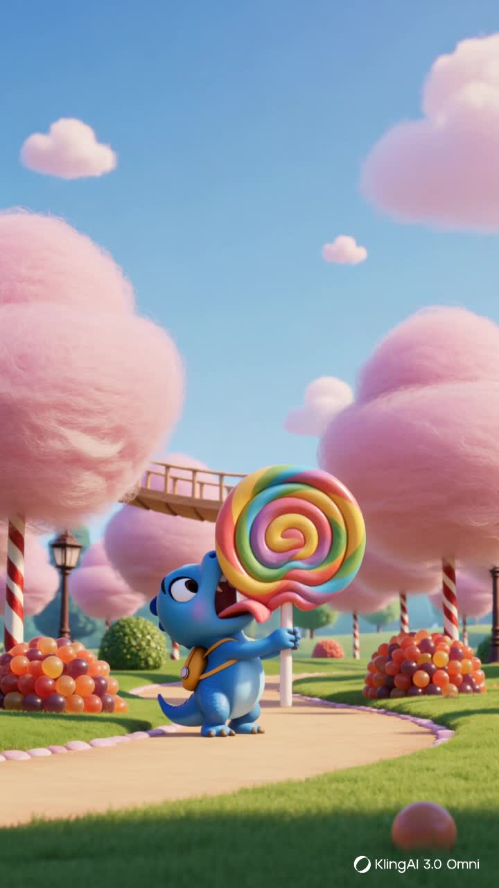 3D video made for kids - 3d video AI video