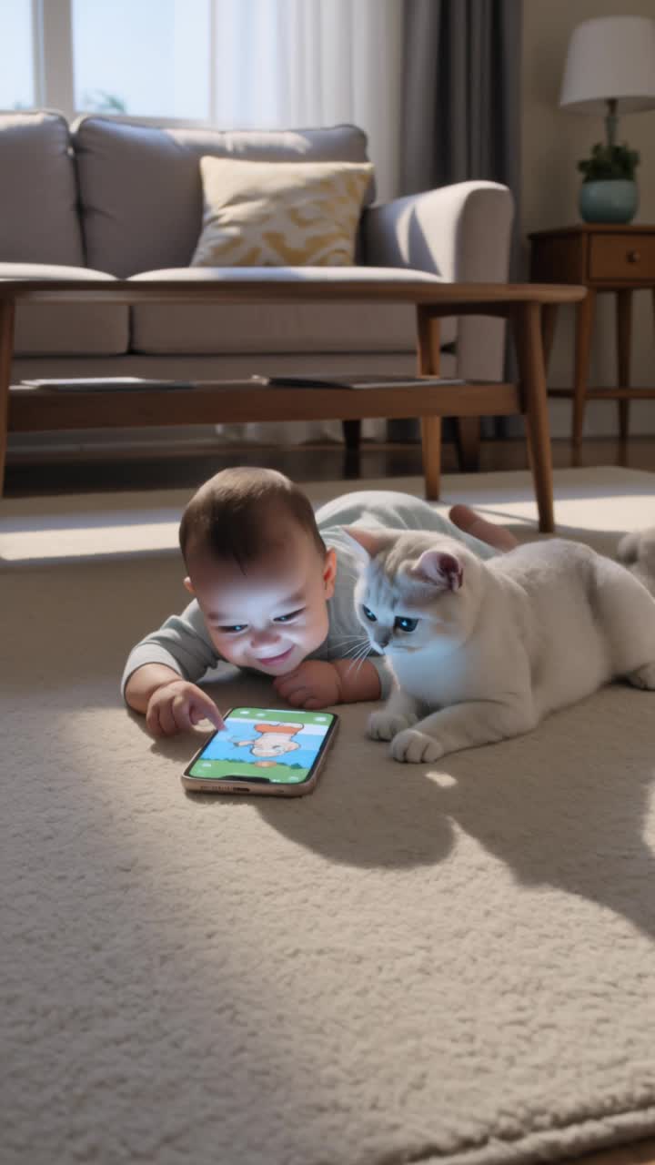 baby with kit but something unex - brand kit generator AI video