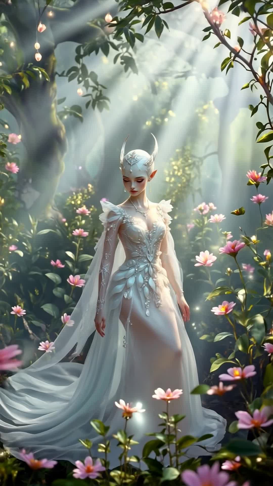 Magic Garden - magic scene AI video