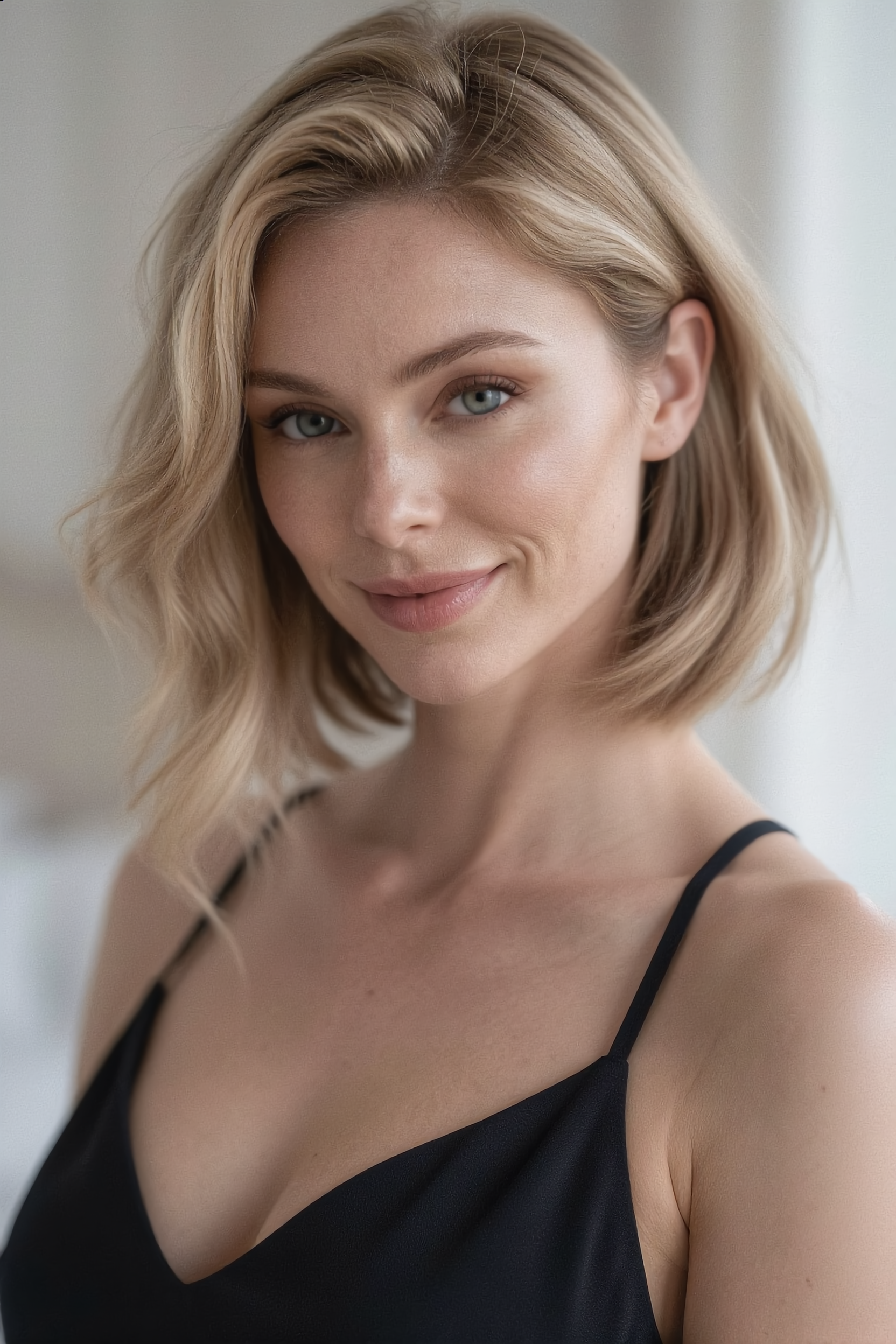 Kling AI work 317408667611664 - blonde roots dark hair AI image