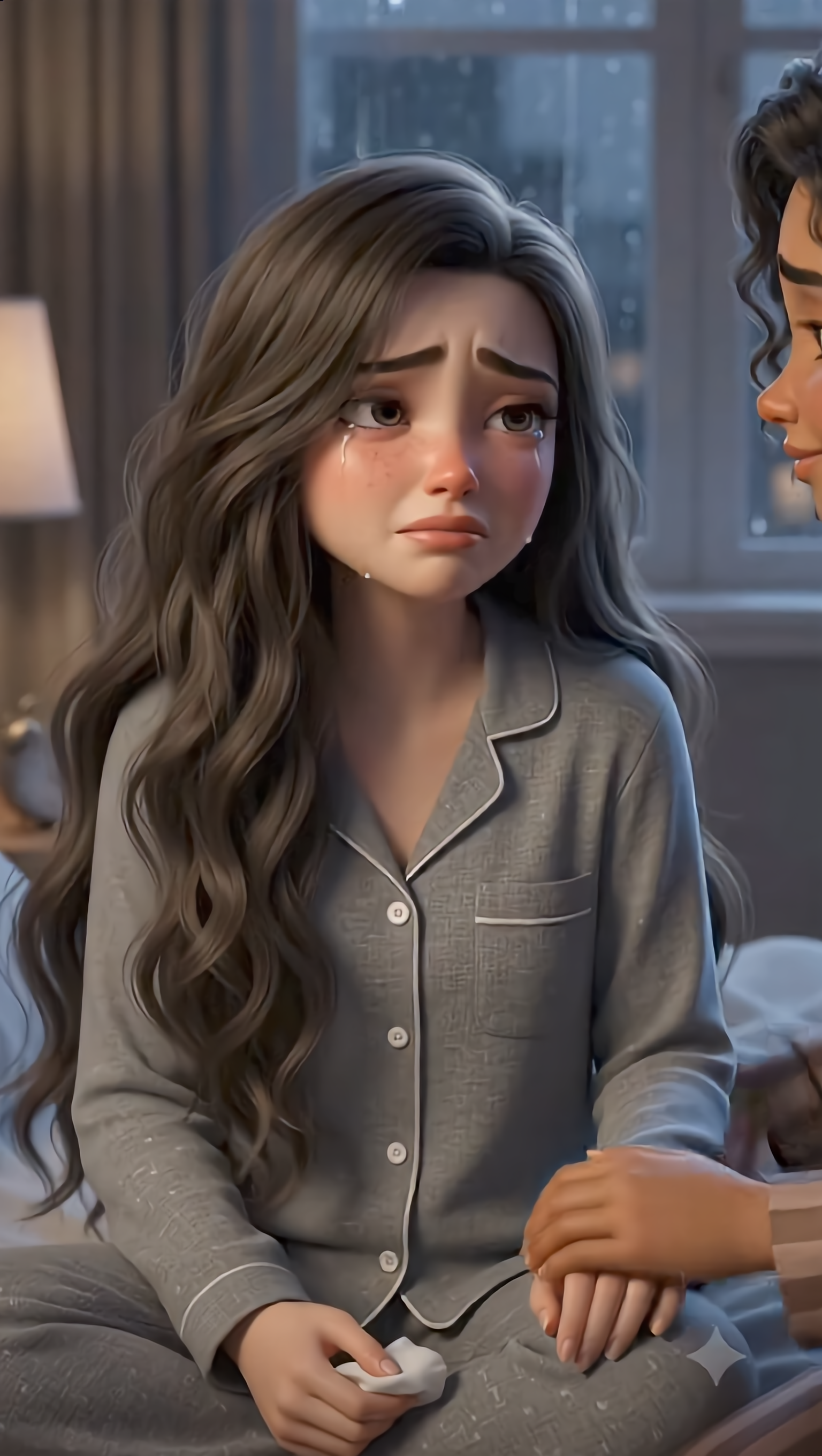 Kling AI work 315754425504253 - grey brown ash hair AI image