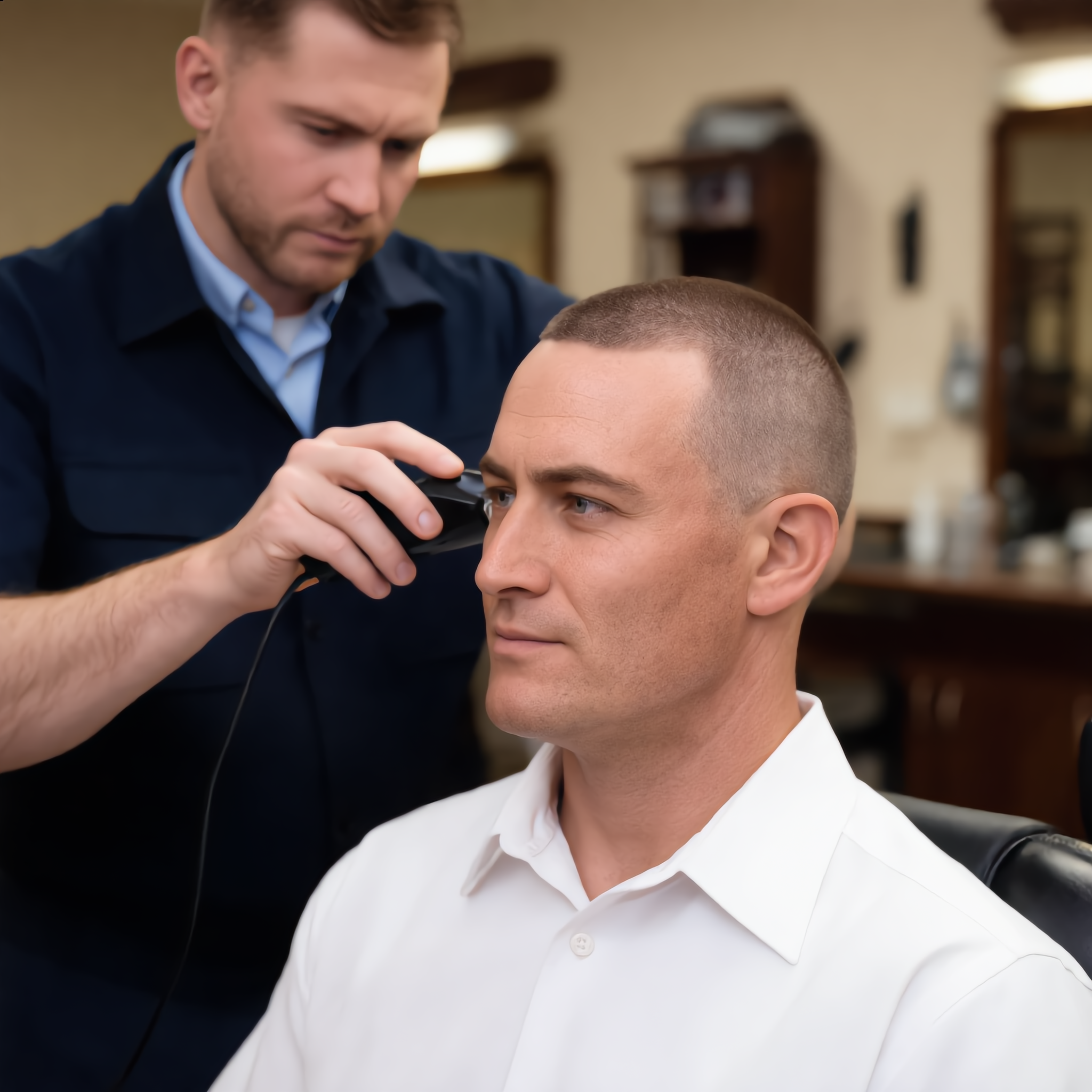 Kling AI work 321456764501116 - create barbershop AI image