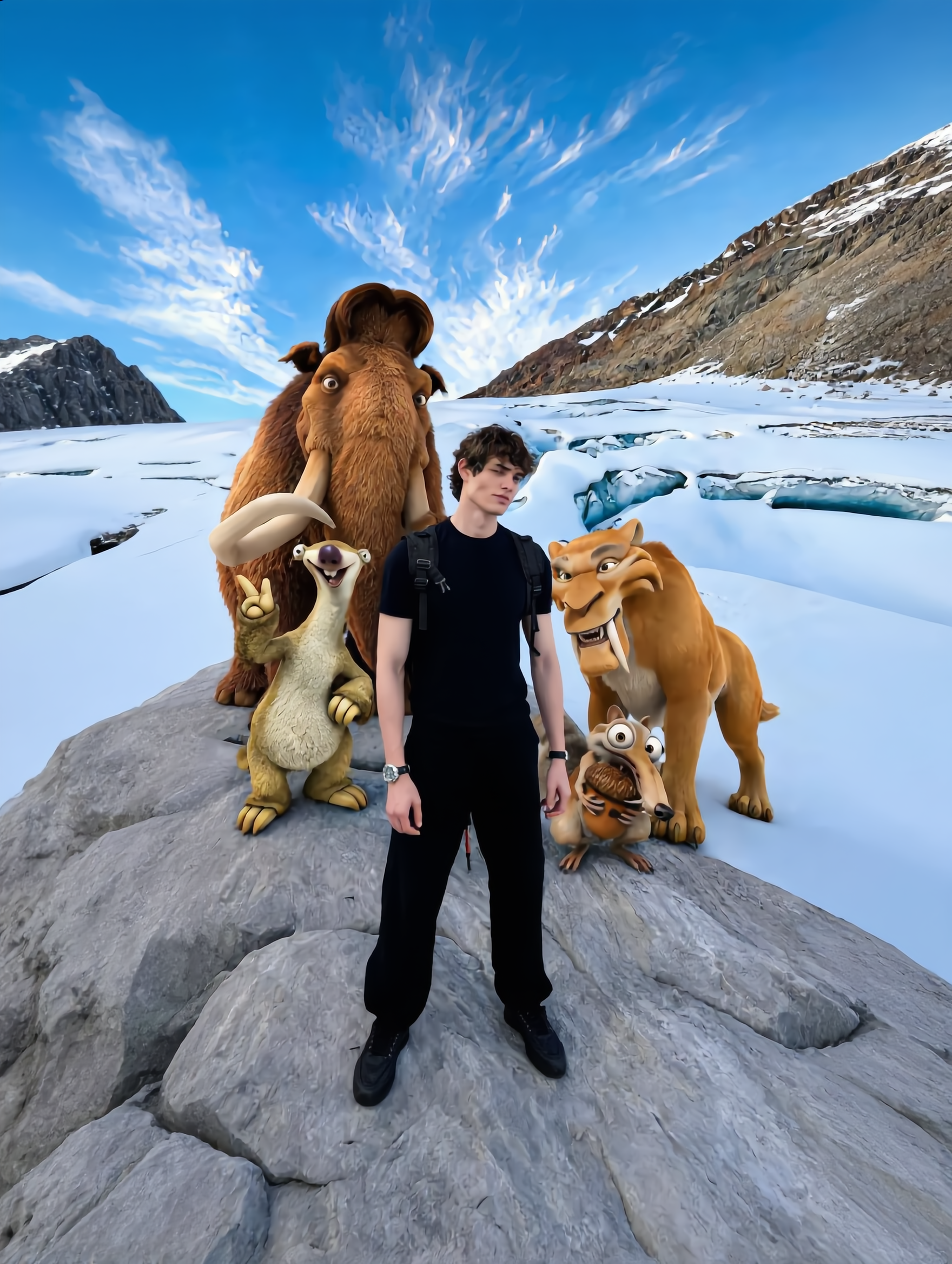 Kling AI work 314559594502696 - how to photoshop a person into a picture AI image