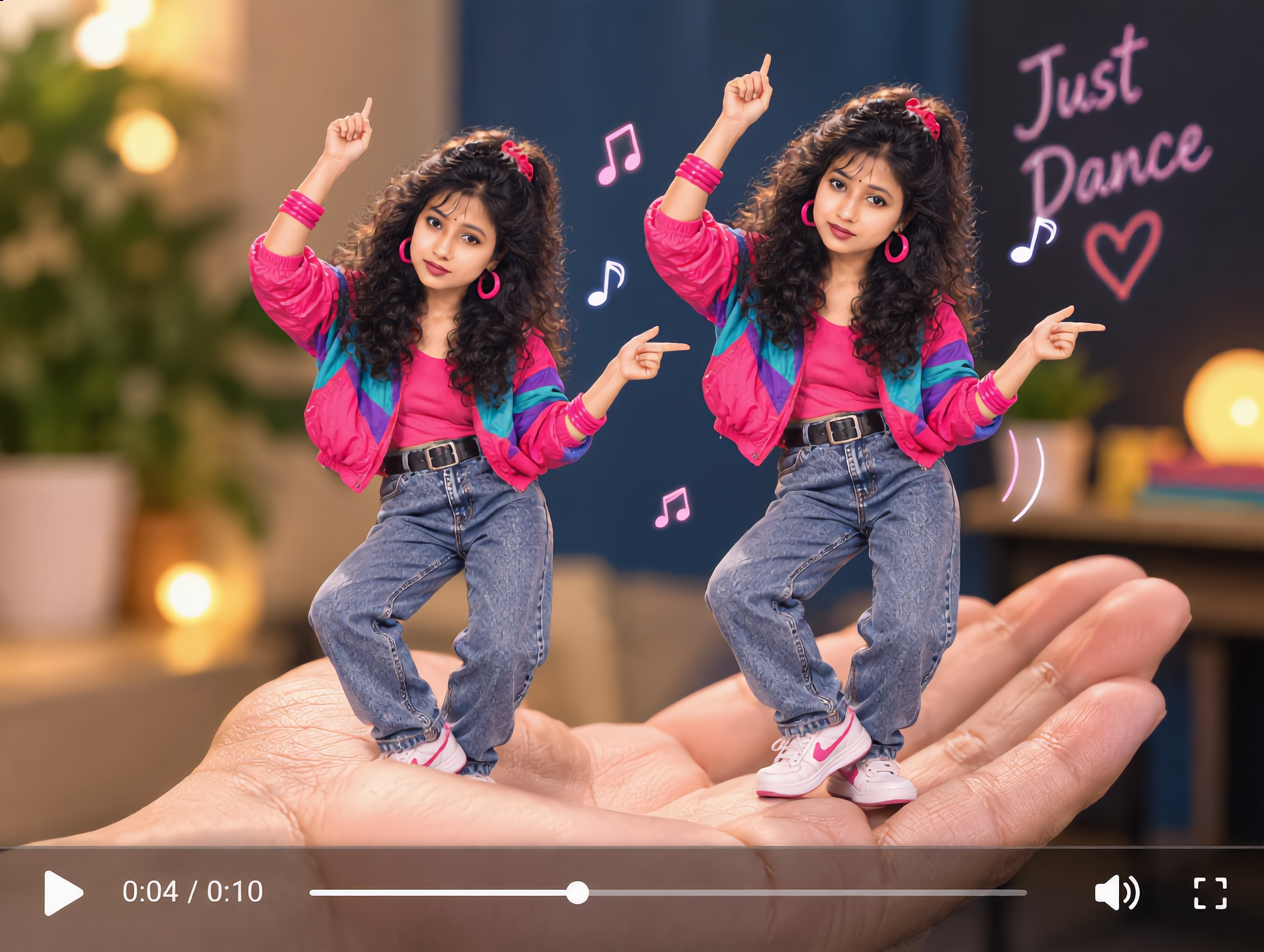 dancing girl - dancing video AI image