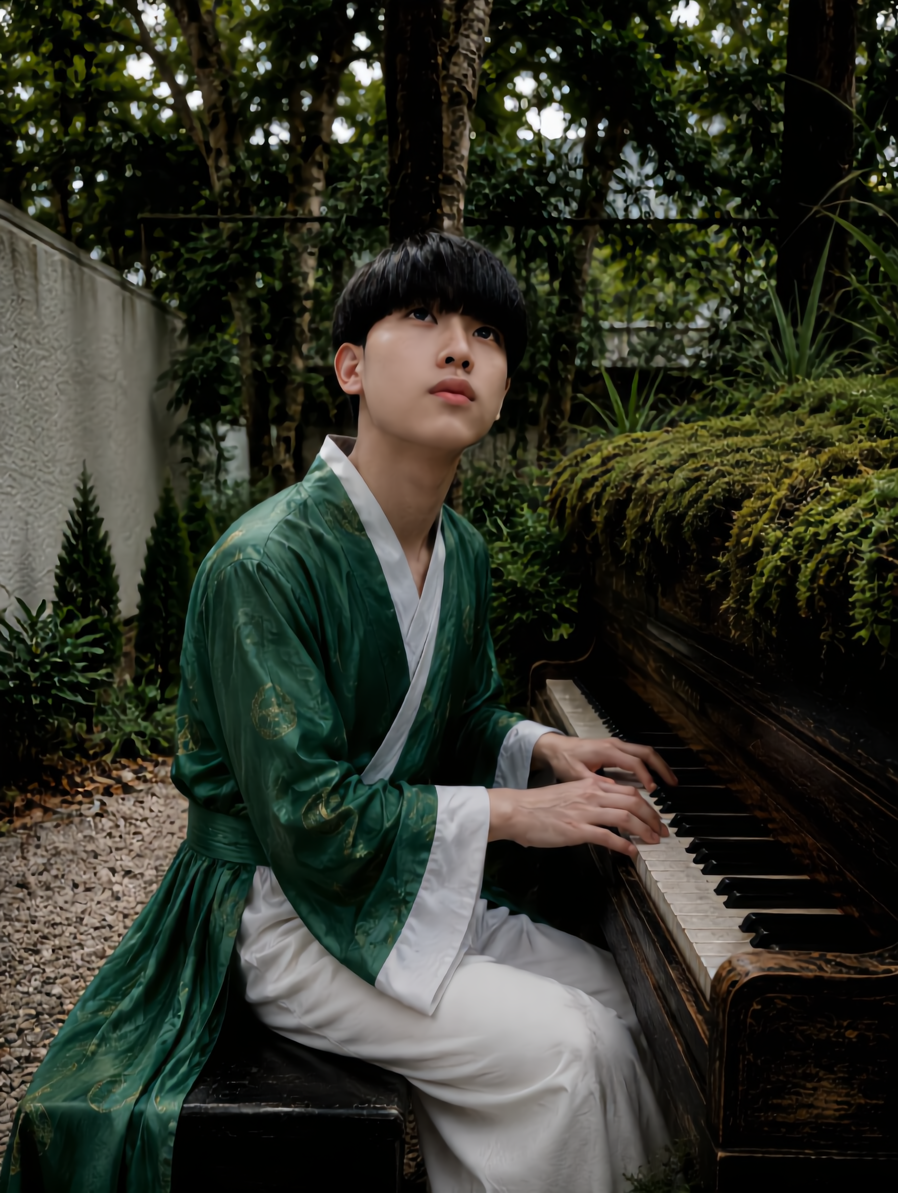 Kling AI work 313289758616206 - run away piano AI image