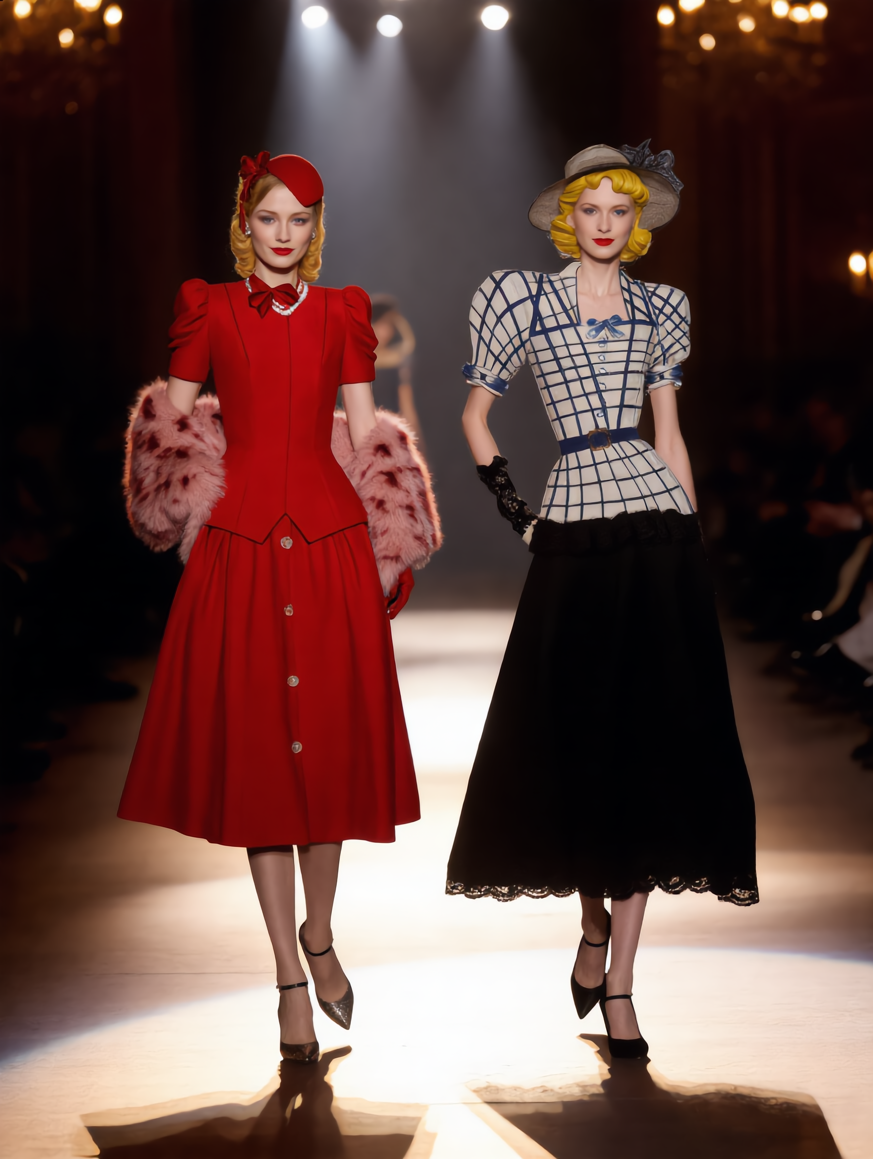 Kling AI work 313524315520972 - high fashion model AI image