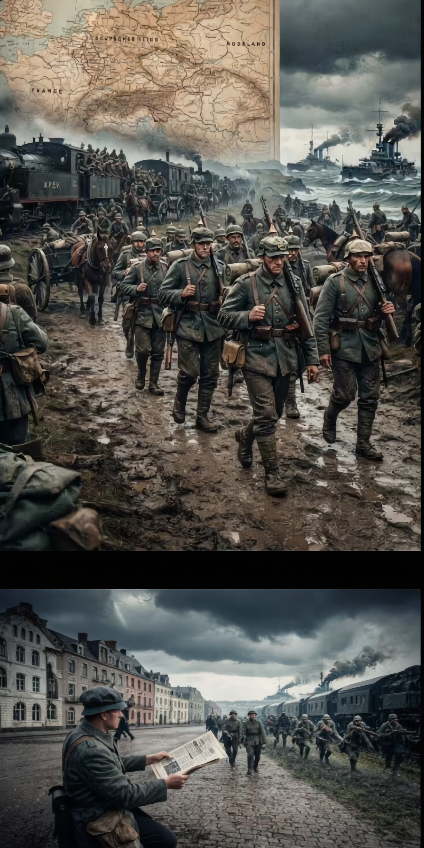 Create a realistic cinematic his - make it realistic AI image