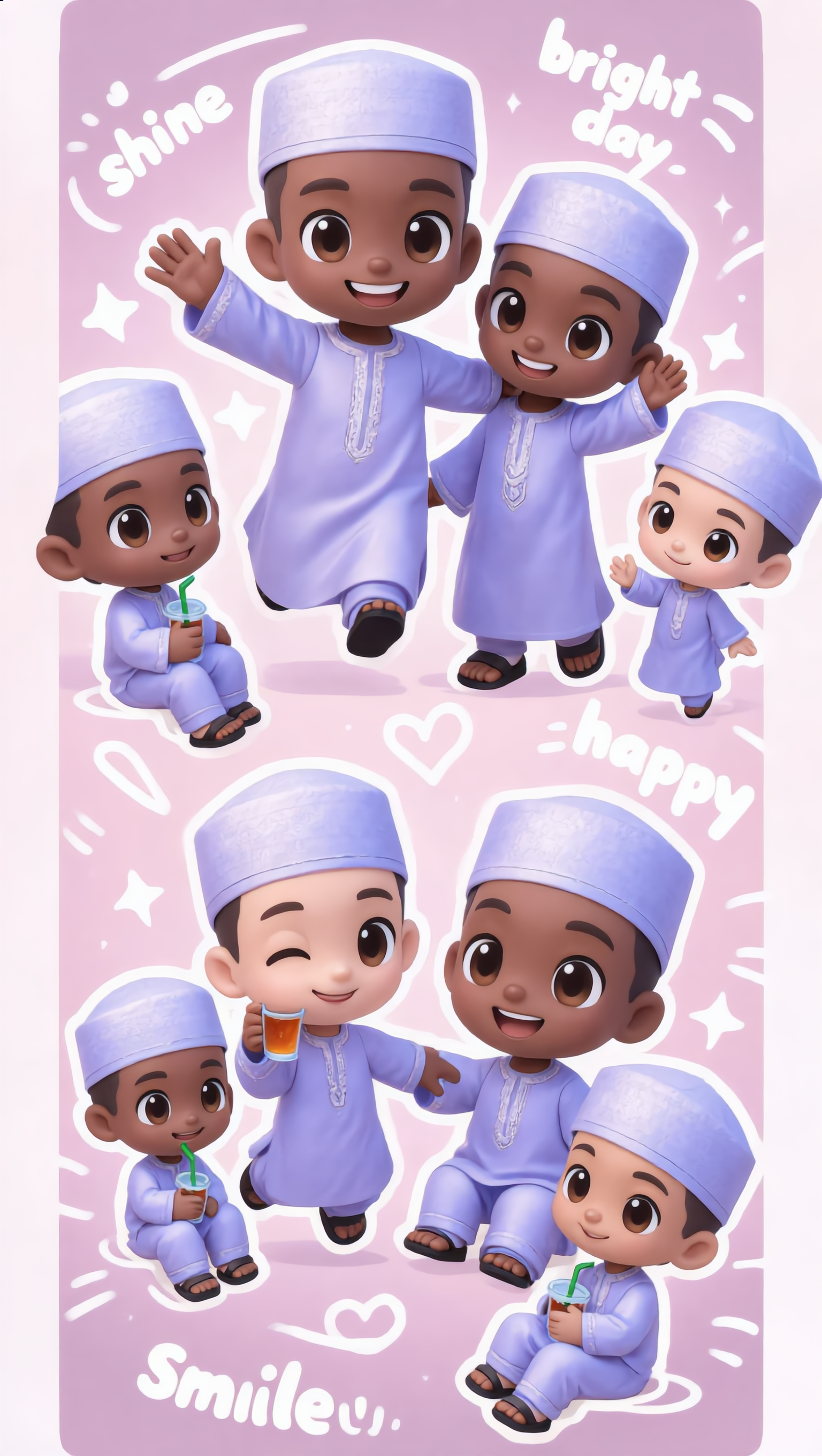 Kling AI work 310259076522690 - how to draw chibi characters AI image