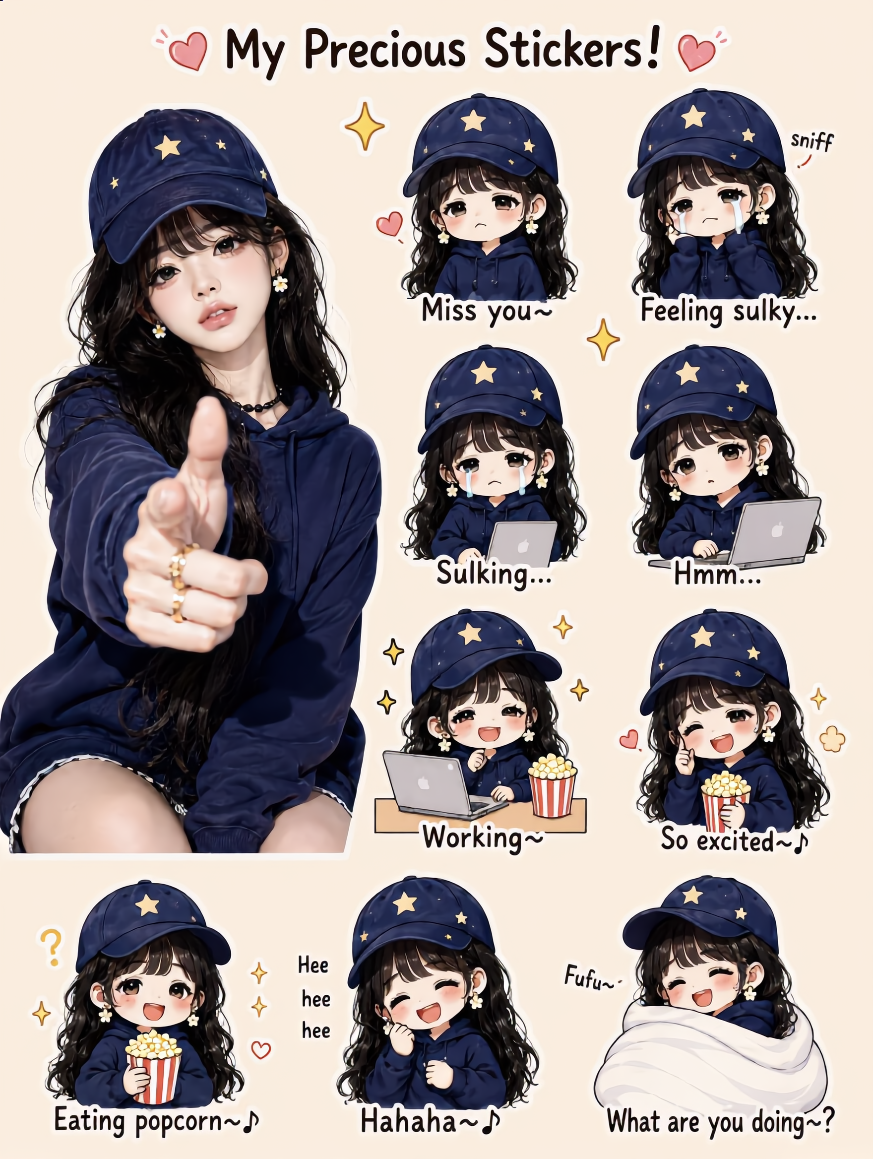 Kling AI work 310814253616938 - how to draw chibi characters AI image