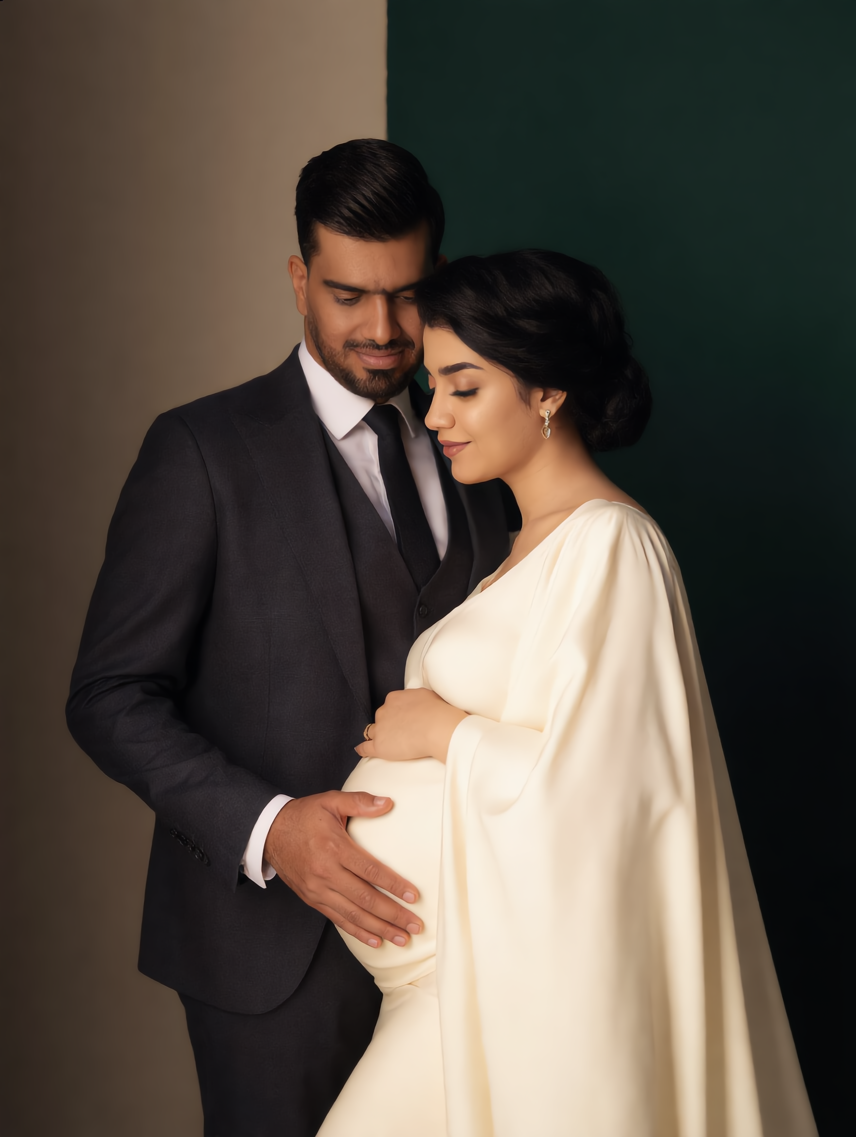 Mohsen & Sana - maternity photo editor AI image