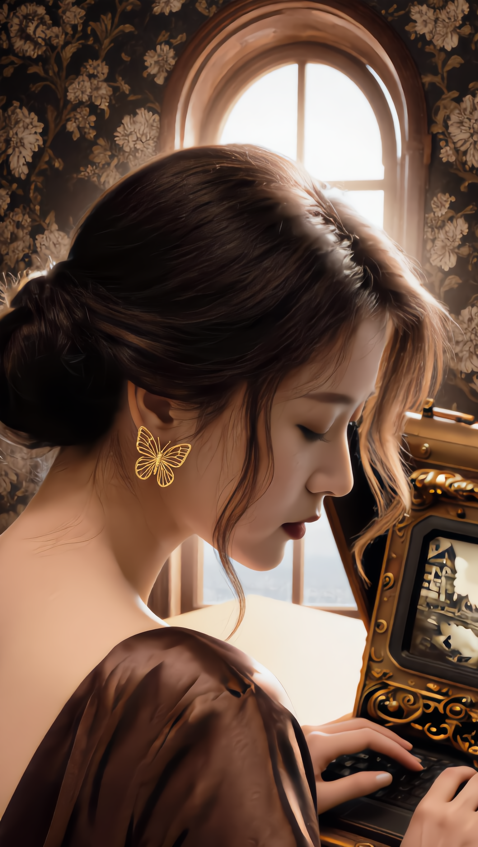 Kling AI work 307314631508098 - butterfly ai wallpaper AI image