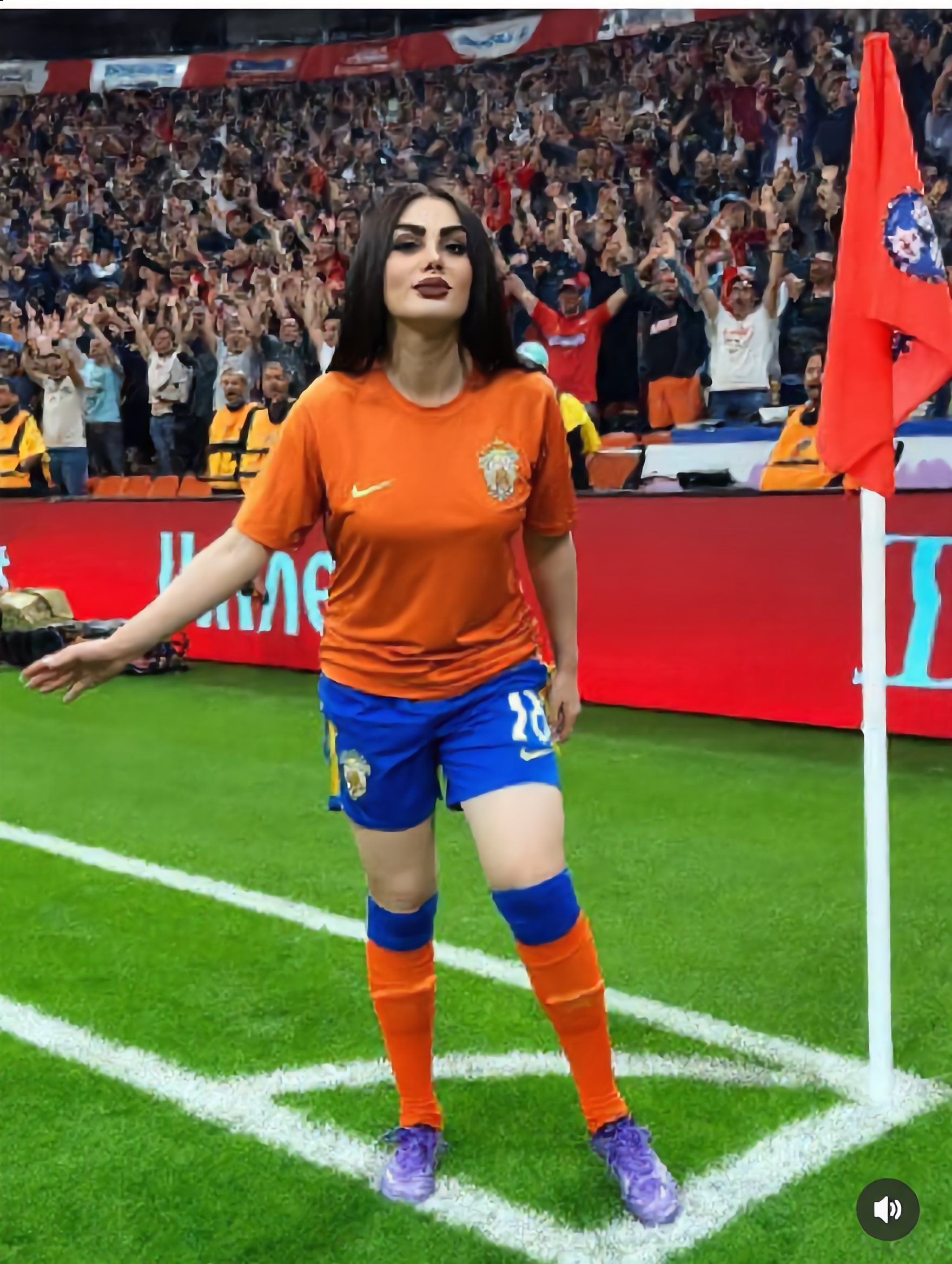Kling AI work 313752358500700 - football fans celebration AI image