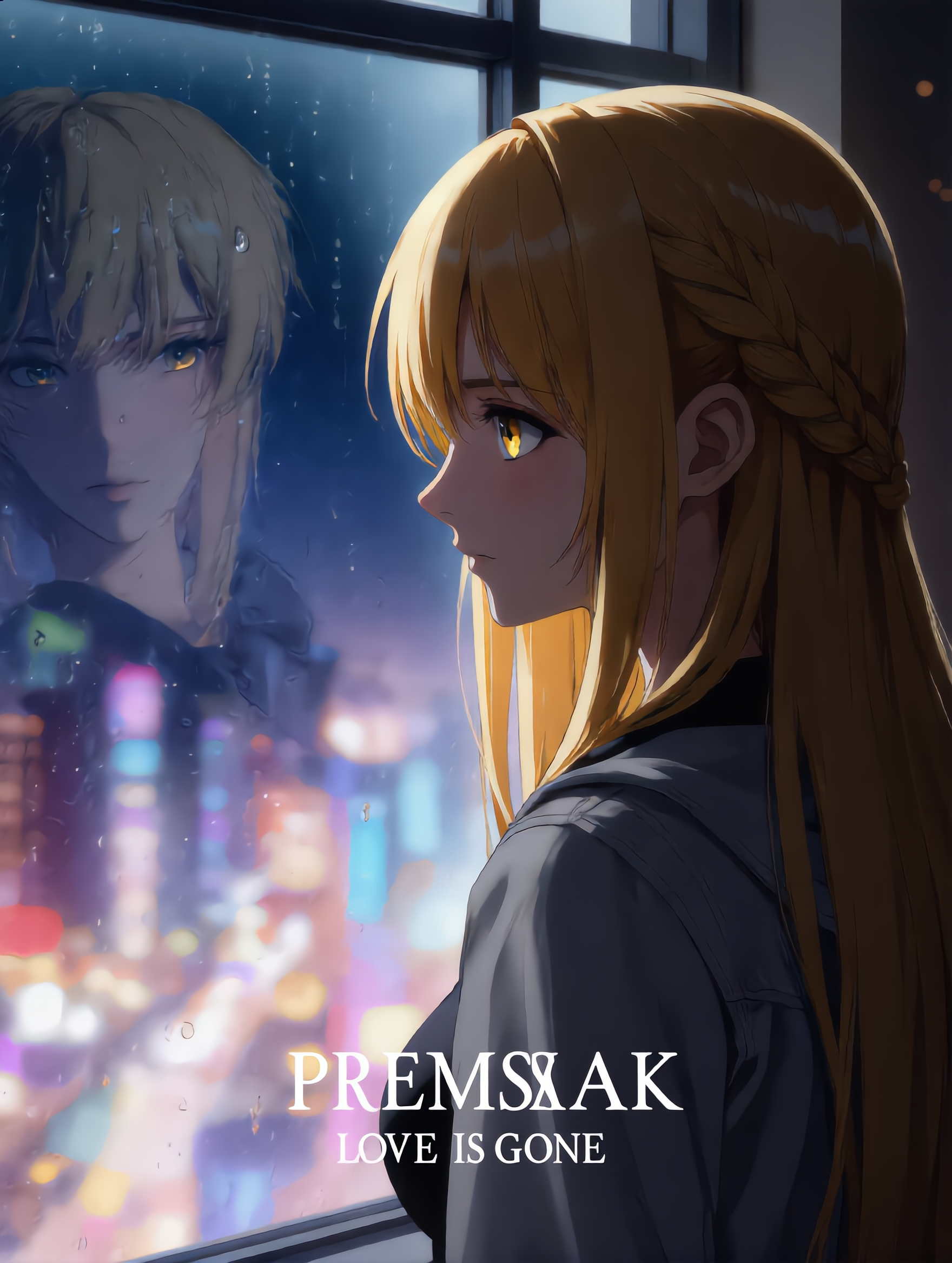 2D anime style - anime album cover AI image