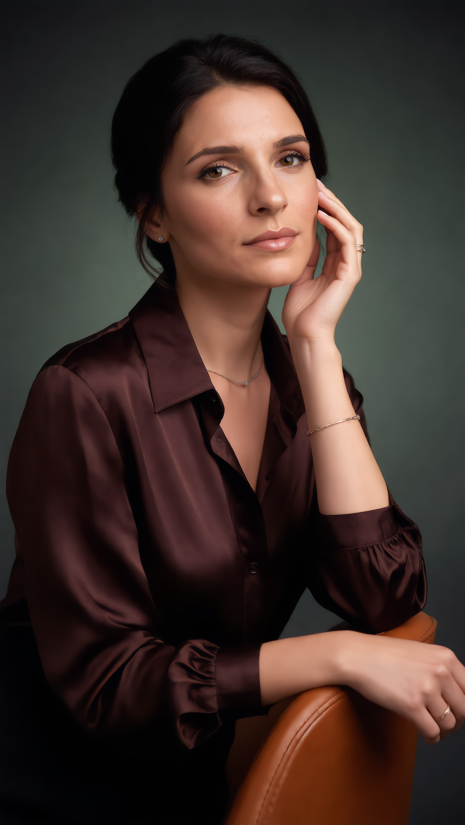 Beautiful woman portrait photo - proimage photo AI image