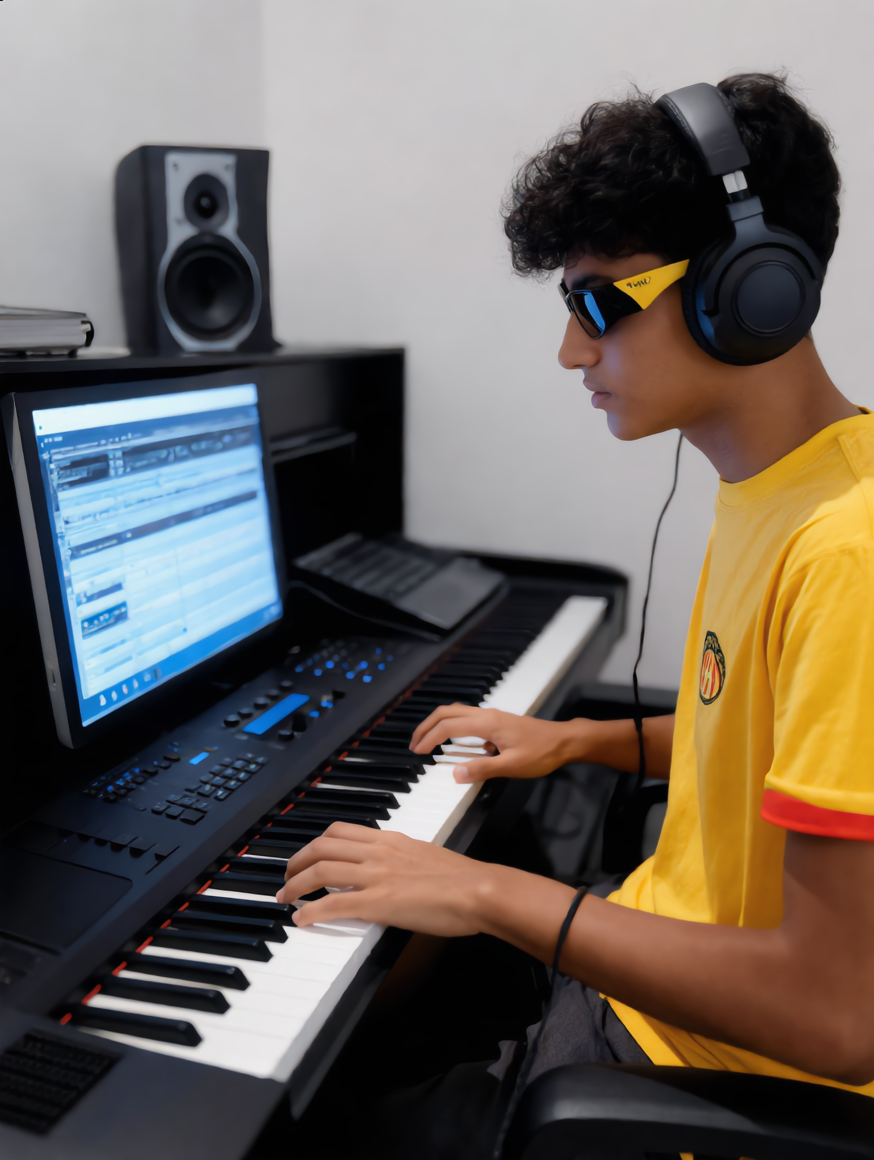 Kling AI work 317583105522842 - ai headphones AI image