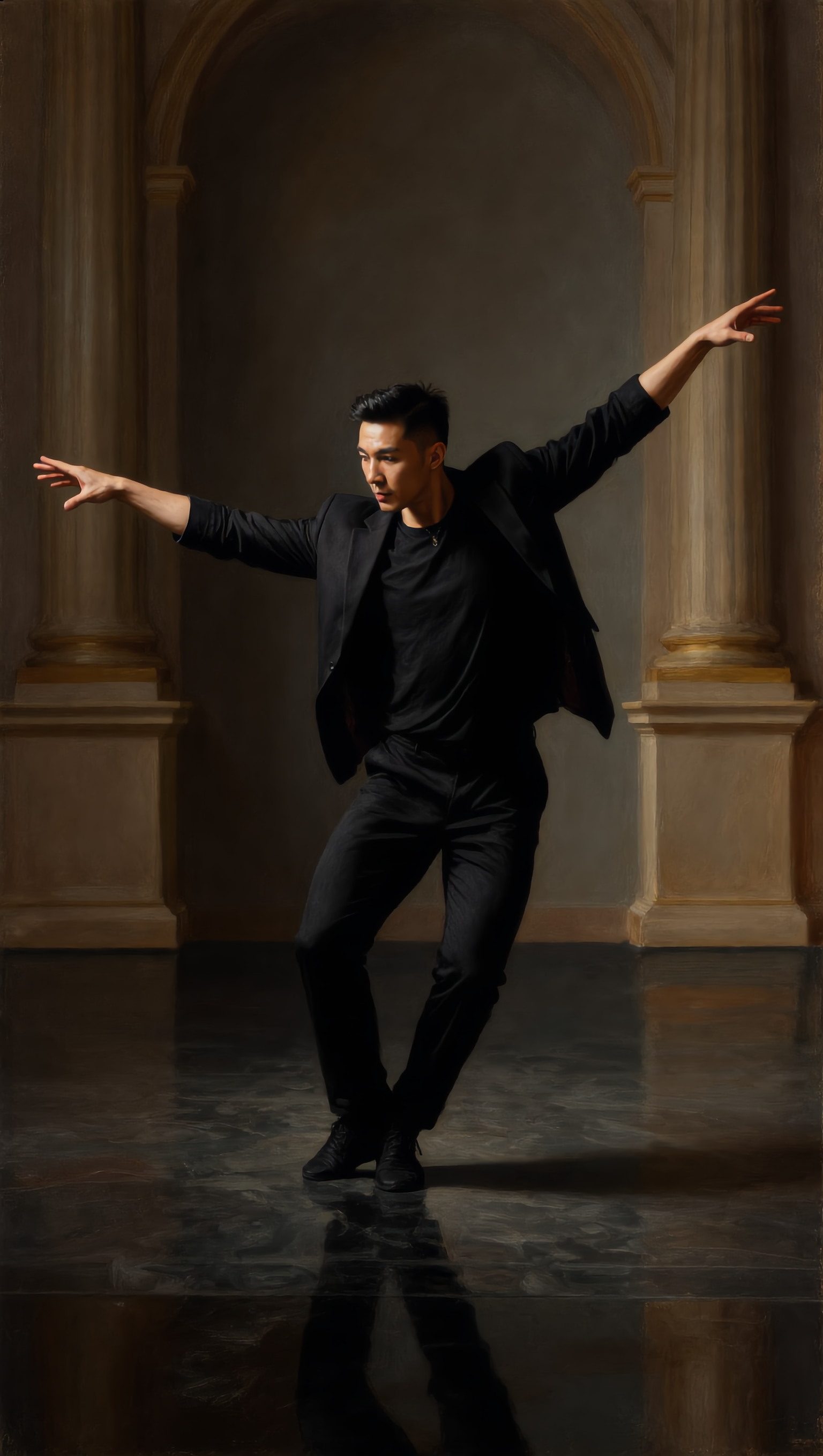 Dance step - kling ai step AI image