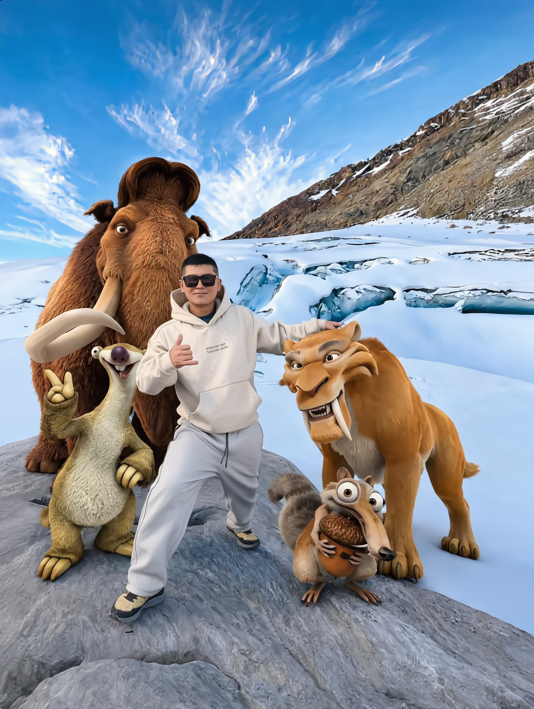 Kling AI work 320712534663959 - how to photoshop a person into a picture AI image