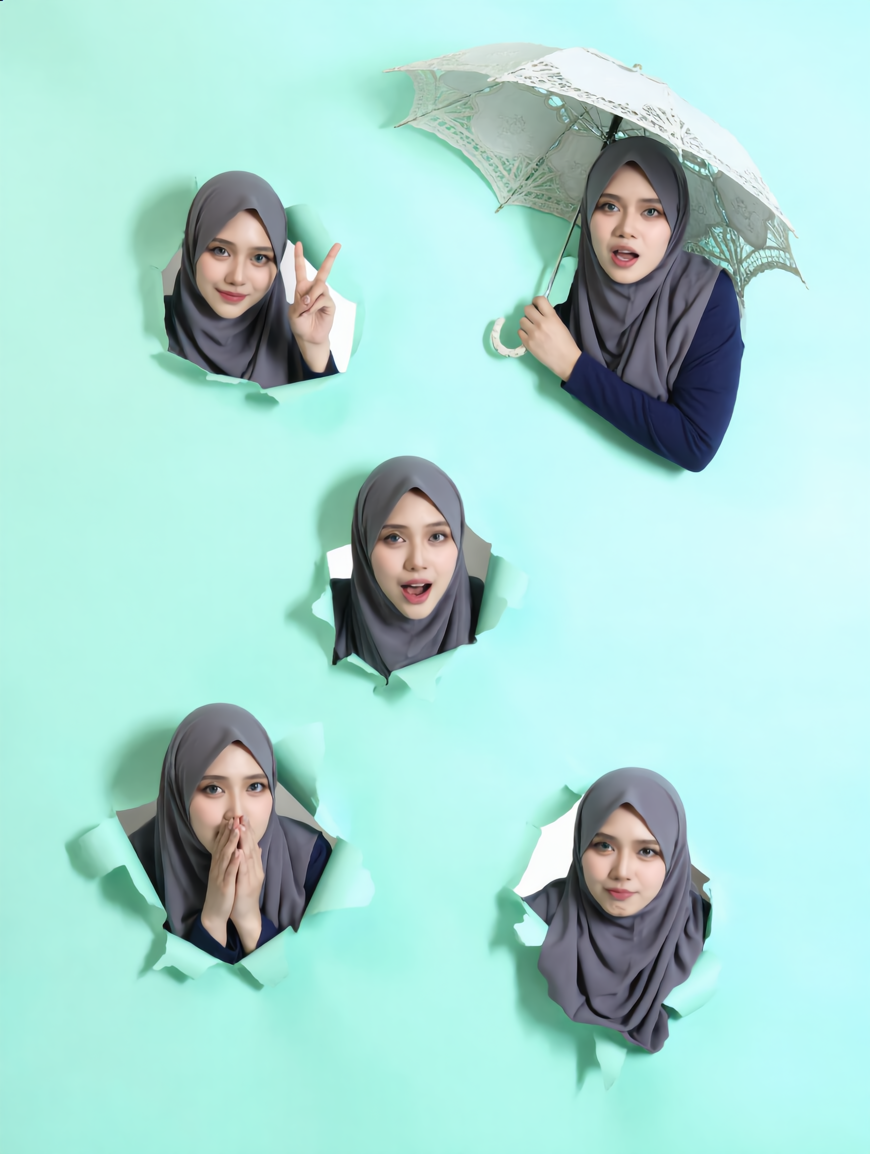 Kling AI work 311790847614937 - torn paper edge AI image