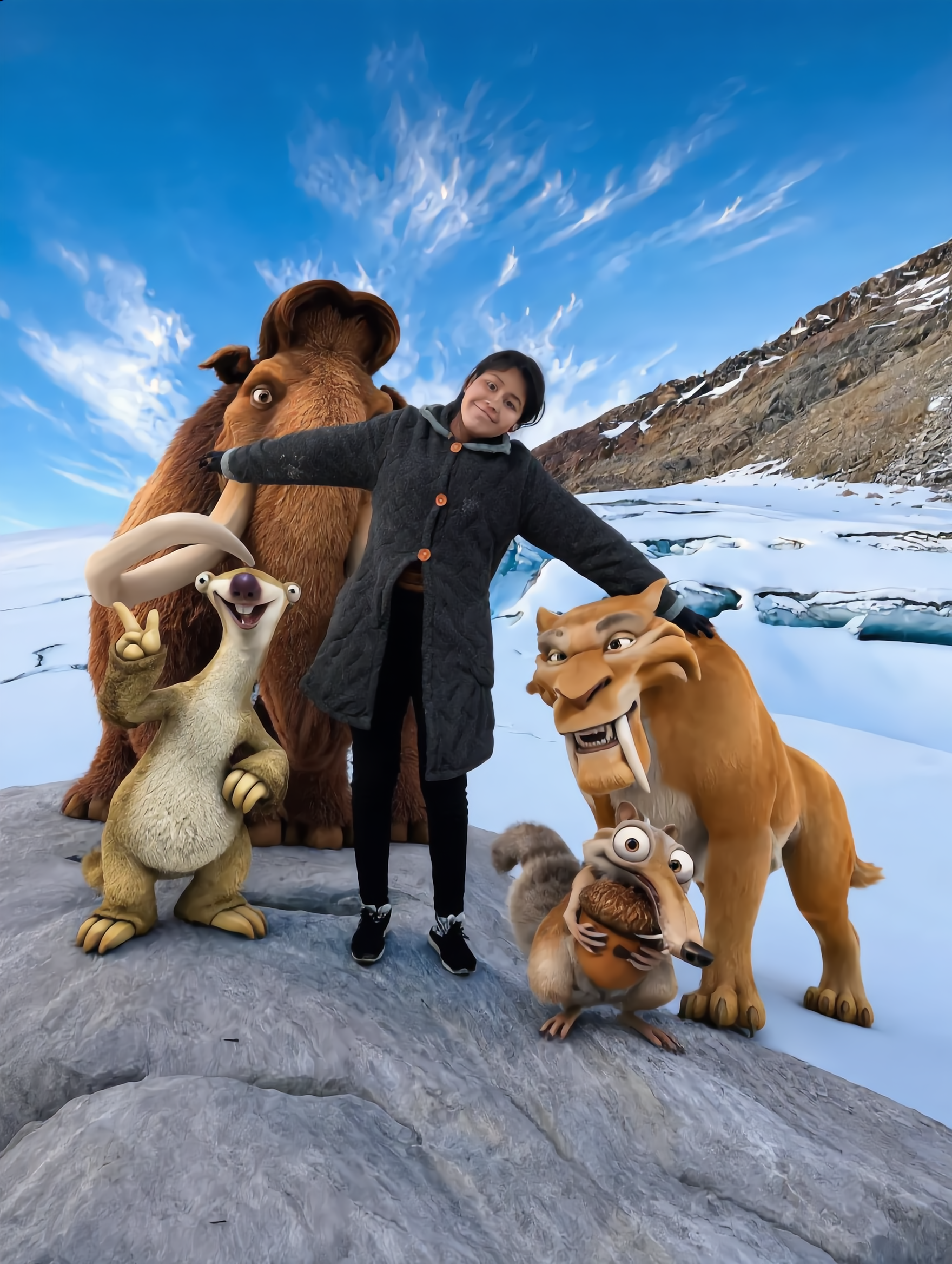 Kling AI work 319071243500548 - how to photoshop a person into a picture AI image