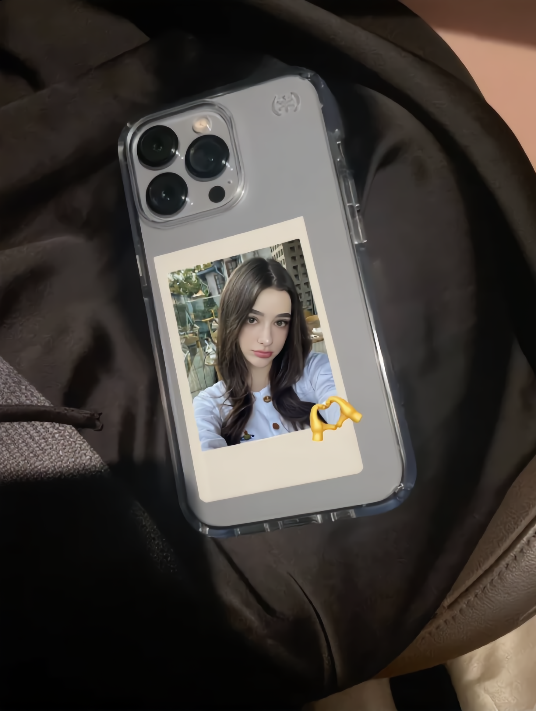 Selfies in phone cases✨ - 2 photo meme maker AI image