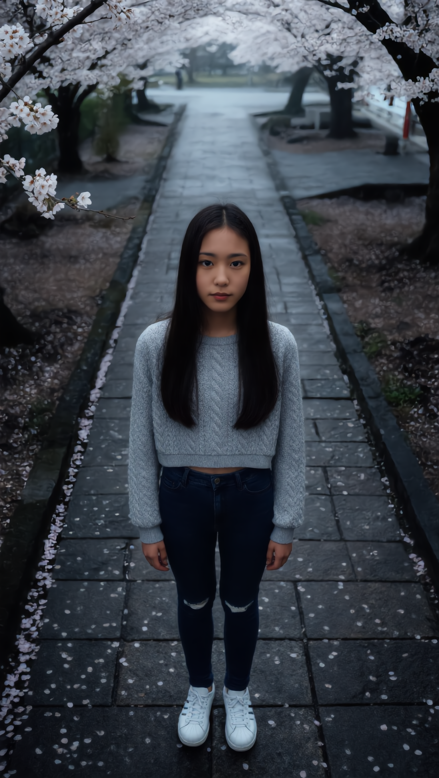 AI - desaturated colors AI image