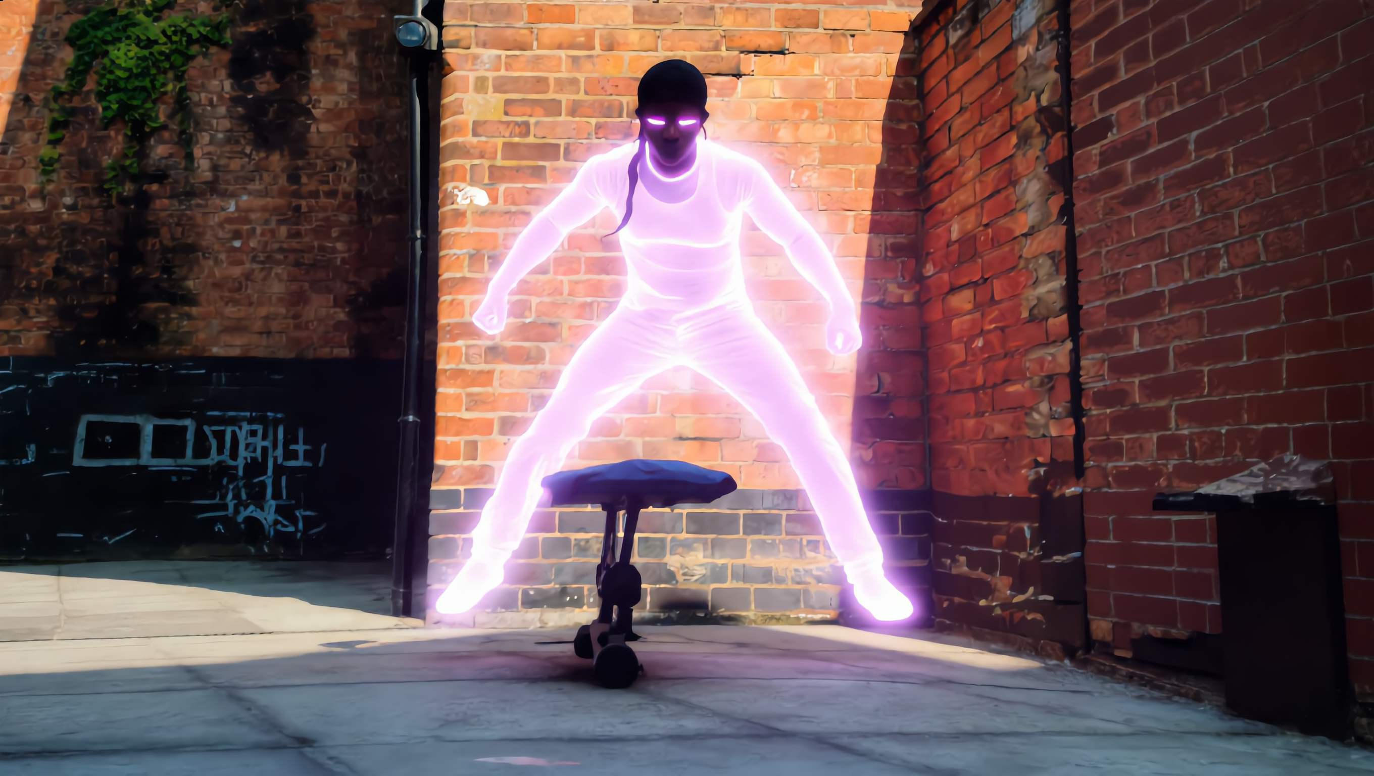 Becoming Energy - change clothing AI image