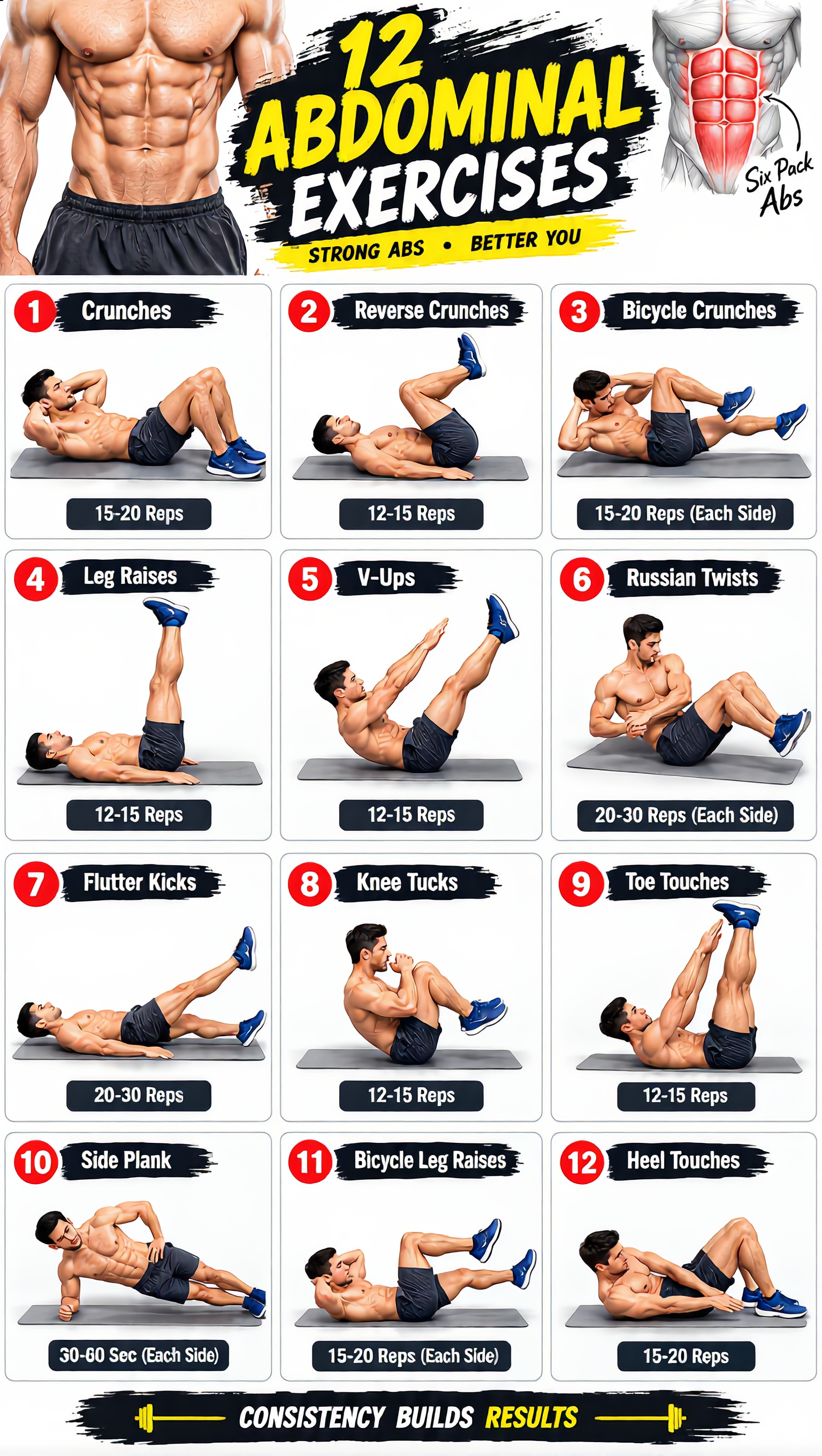 abs workout at Home - ai workout generator AI image