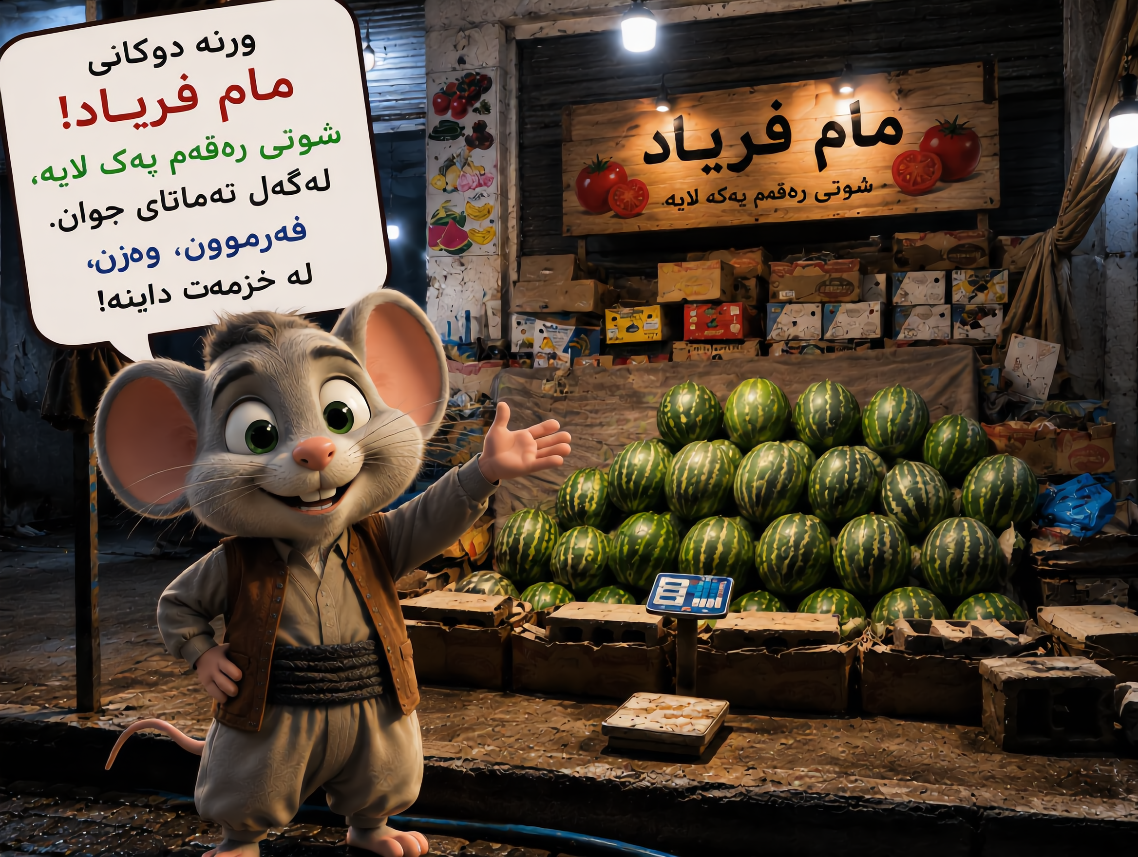 Animate the exact 3D cartoon mou - turn an image into a 3d model AI image