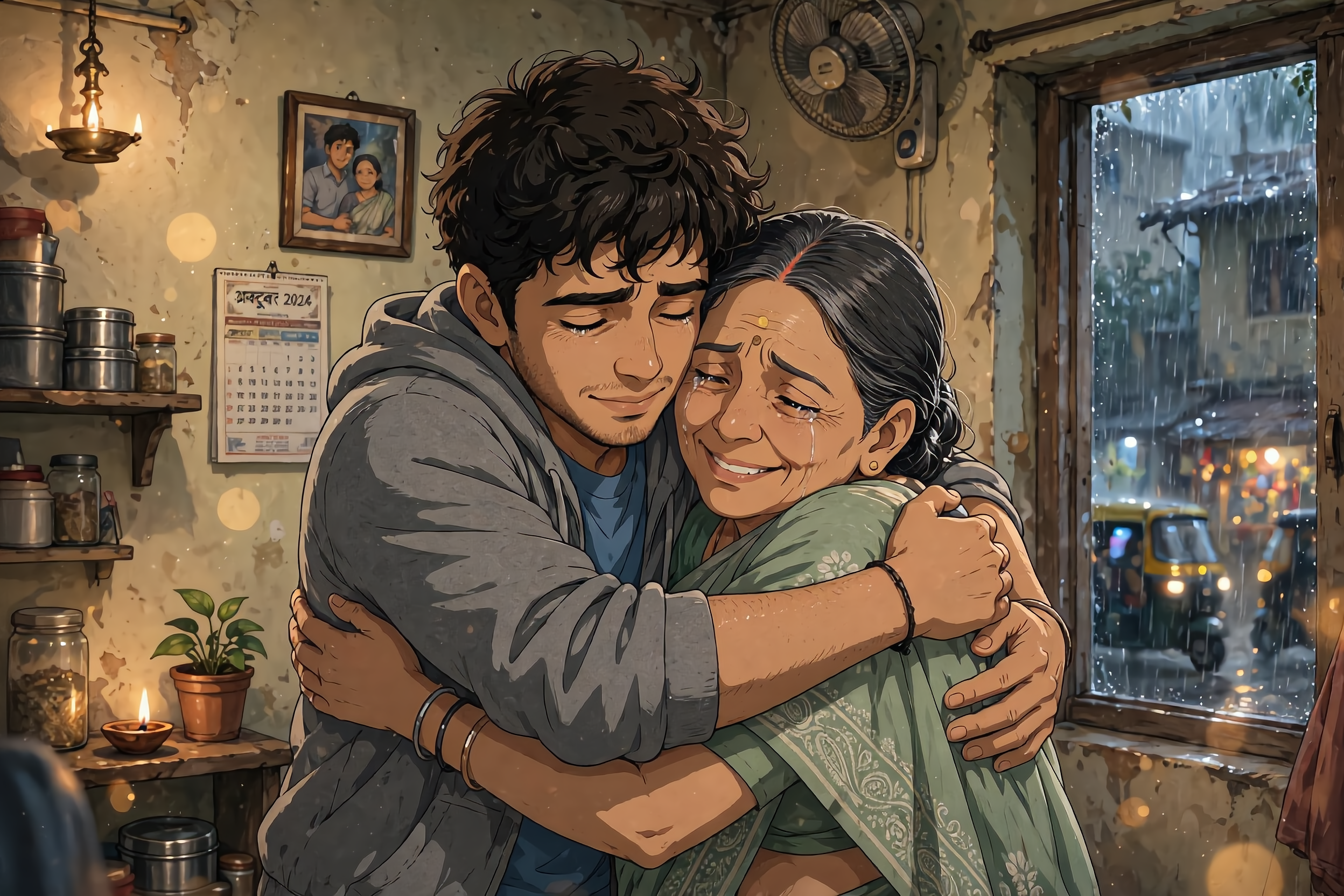 Kling AI work 319203284526597 - anime indian characters AI image