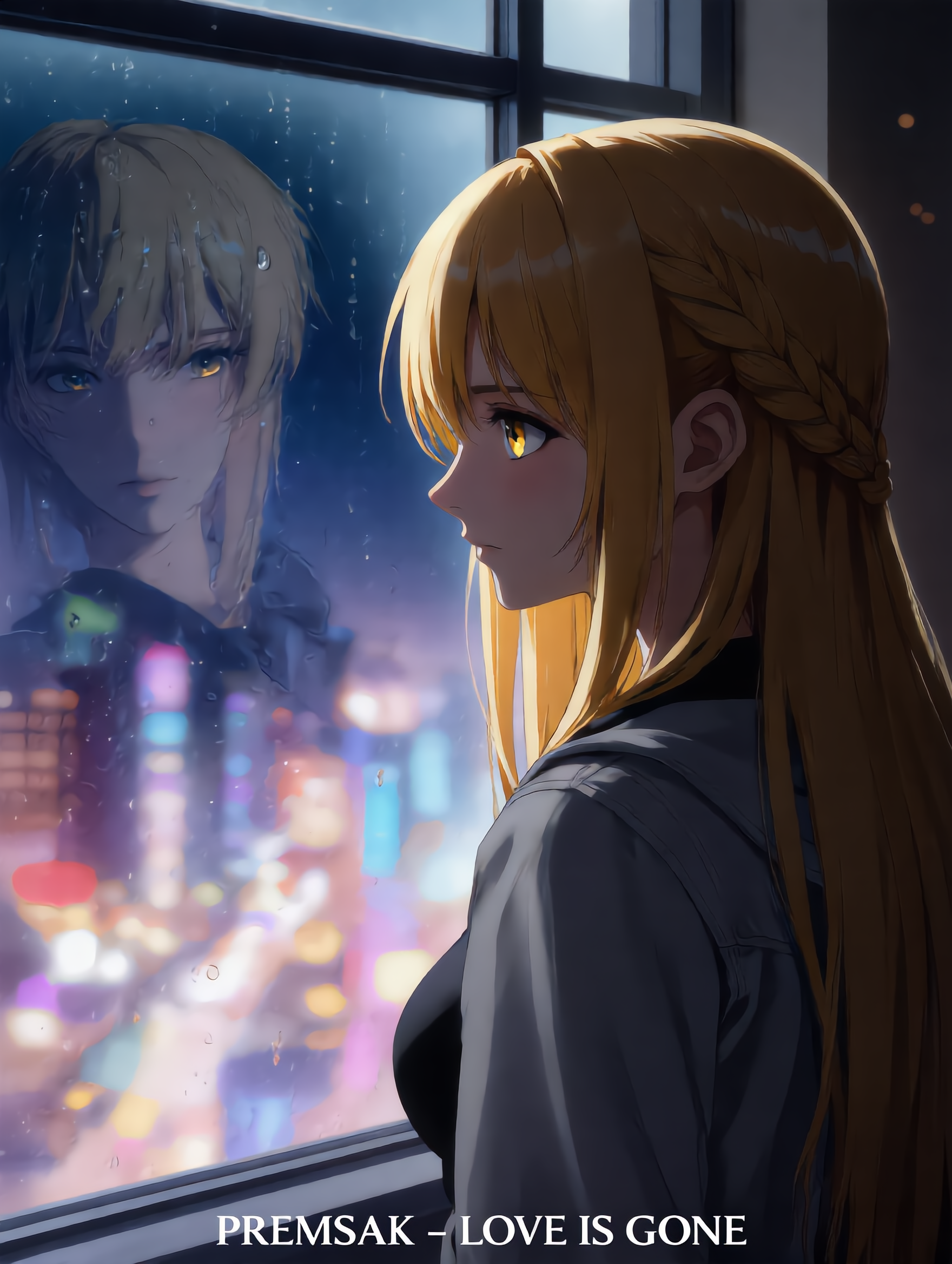 2D anime style - anime album cover AI image