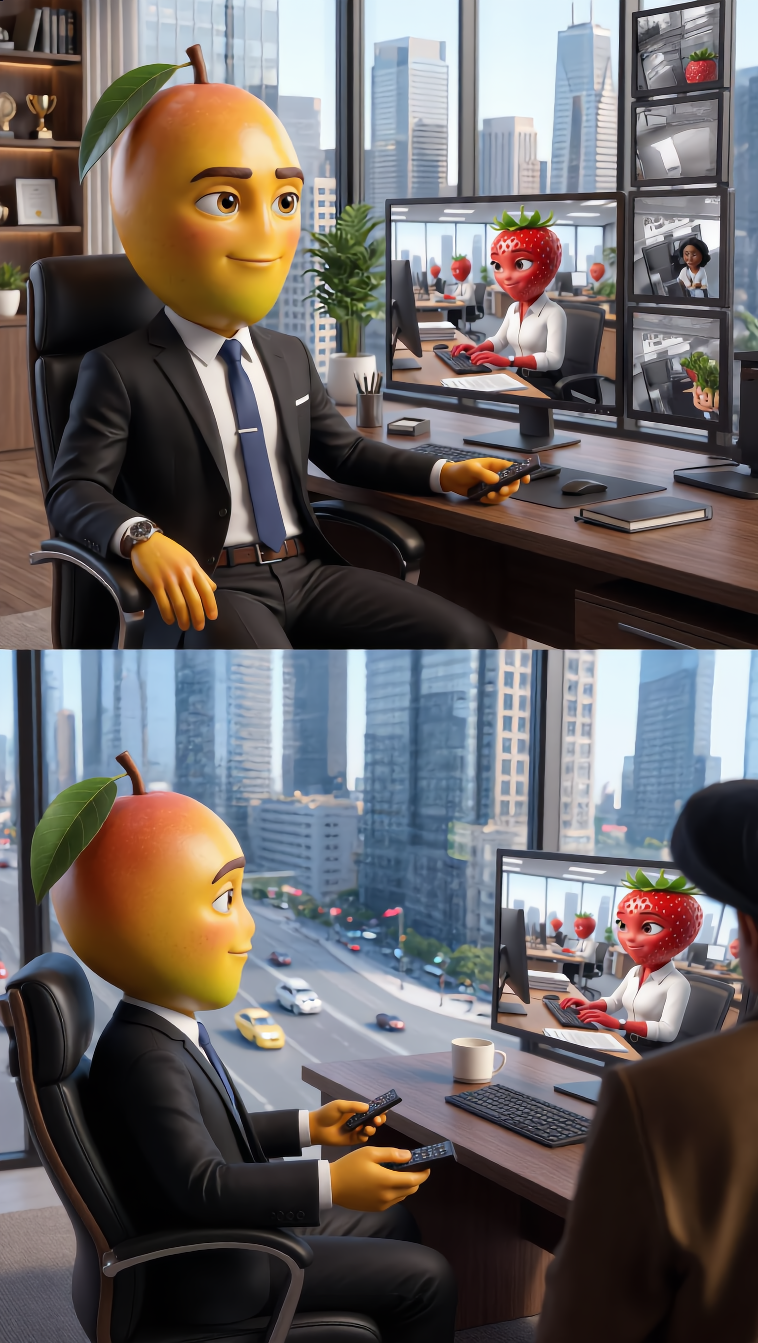 A photorealistic 3D animated sce - hentia animated AI image