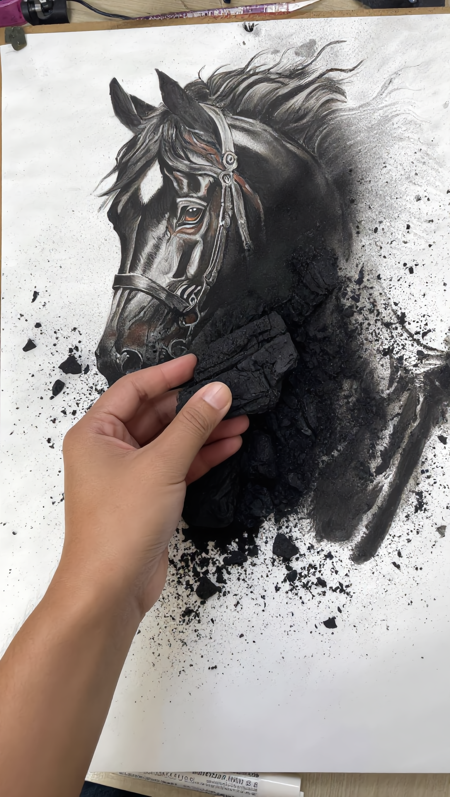 Kling AI work 316238190616201 - crumpled paper texture AI image