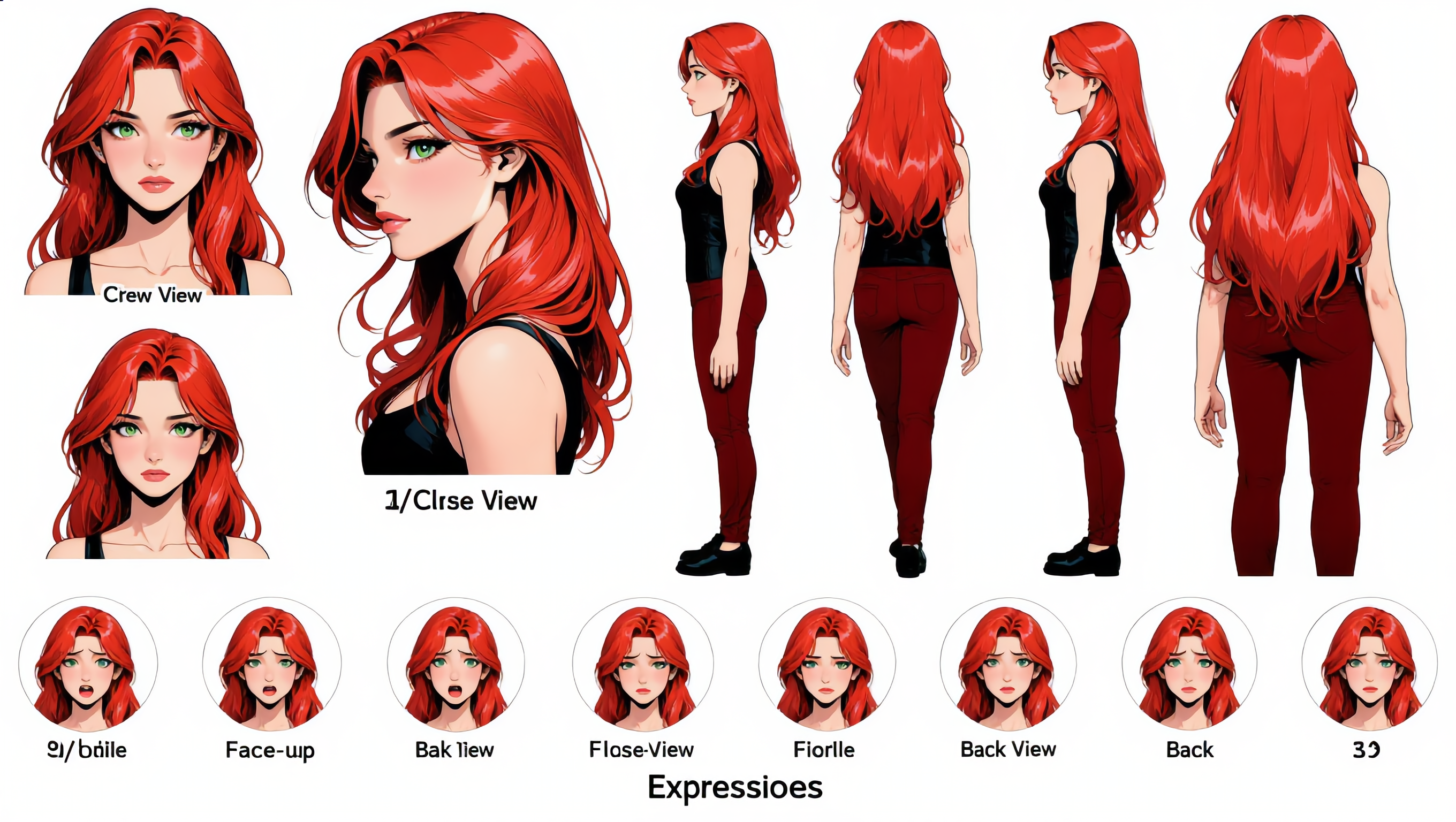 Kling AI work 312199879503873 - character profile generator AI image