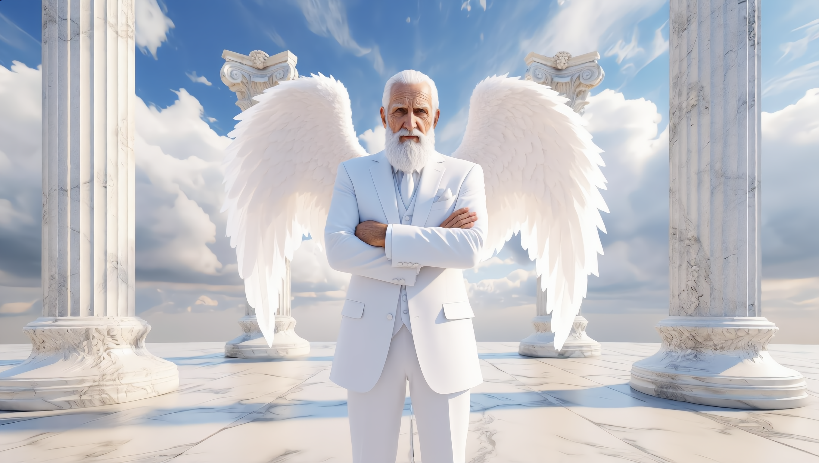 "QUIRKY ANGEL" Mikayla - ai angel old videos AI image