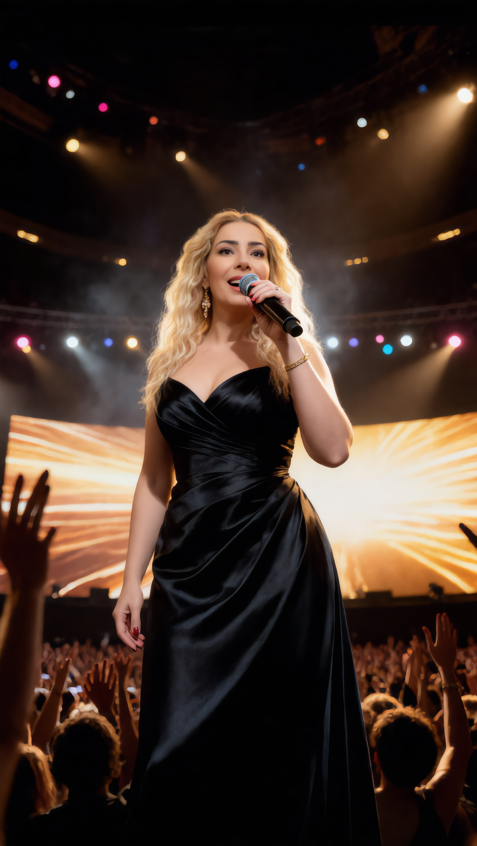 Kling AI work 312858852505163 - singer poster design AI image