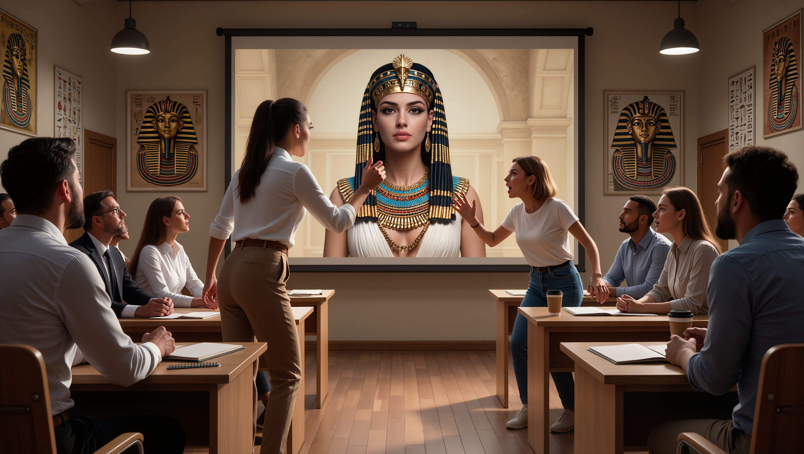 Classmate Says Cleopatra Was Black, Egyptian Student Gives Her What She Pays For: A Lesson