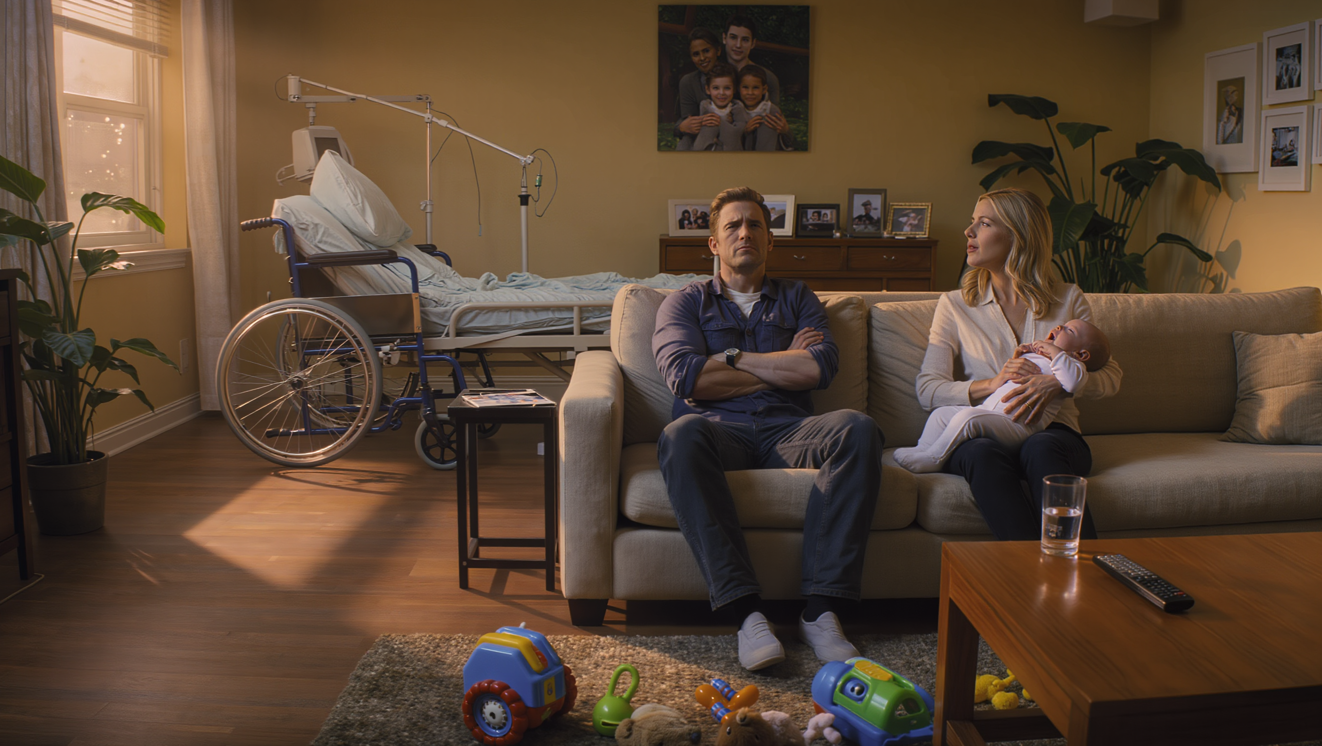 Wife Plans To Care For Paralyzed Abusive Ex At Home Despite 10-Month-Old Baby's Need For Attention