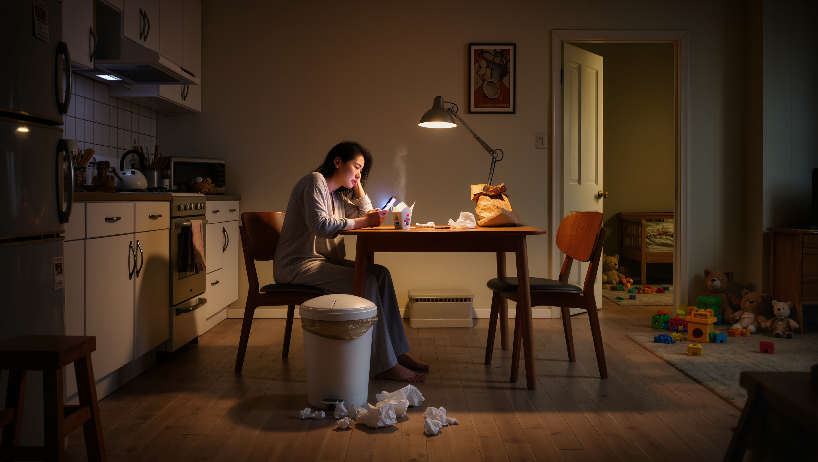 4 Children Find Out Their Mom's Late Night Secret, Dad Accuses Her Of Misusing Child Support