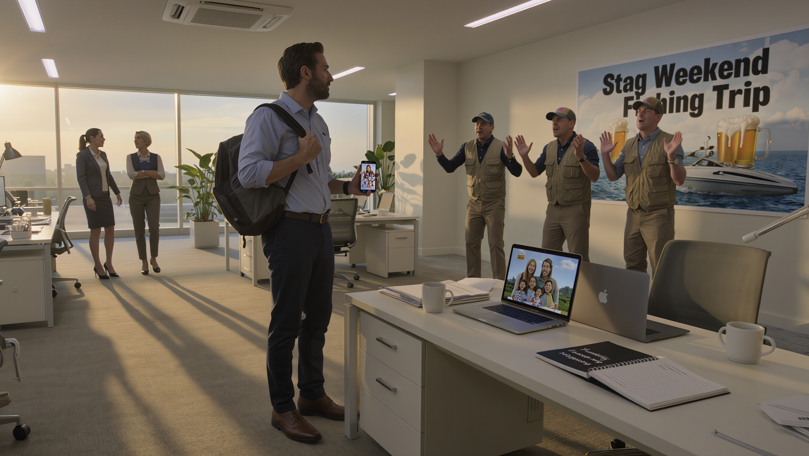 Dad Refuses Boozy Fishing Trip With Colleagues To Pamper Wife, Gets Labeled "Whipped"