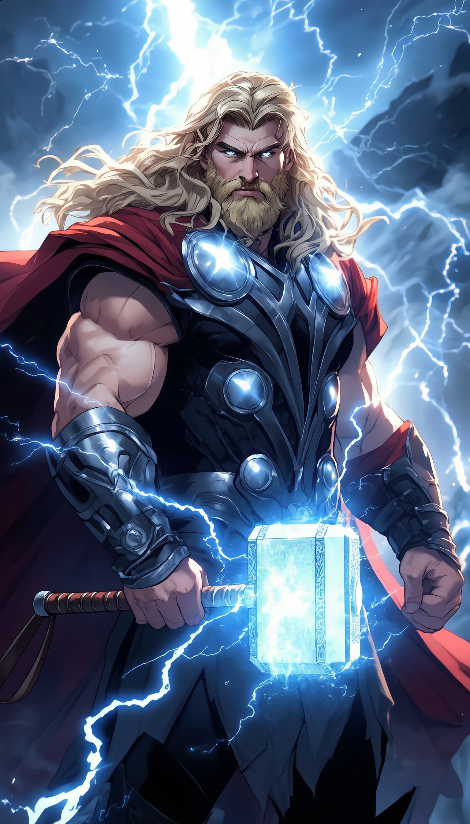 Thor Odinson Reimagined Powerful Superhero Action Scene | AI Image