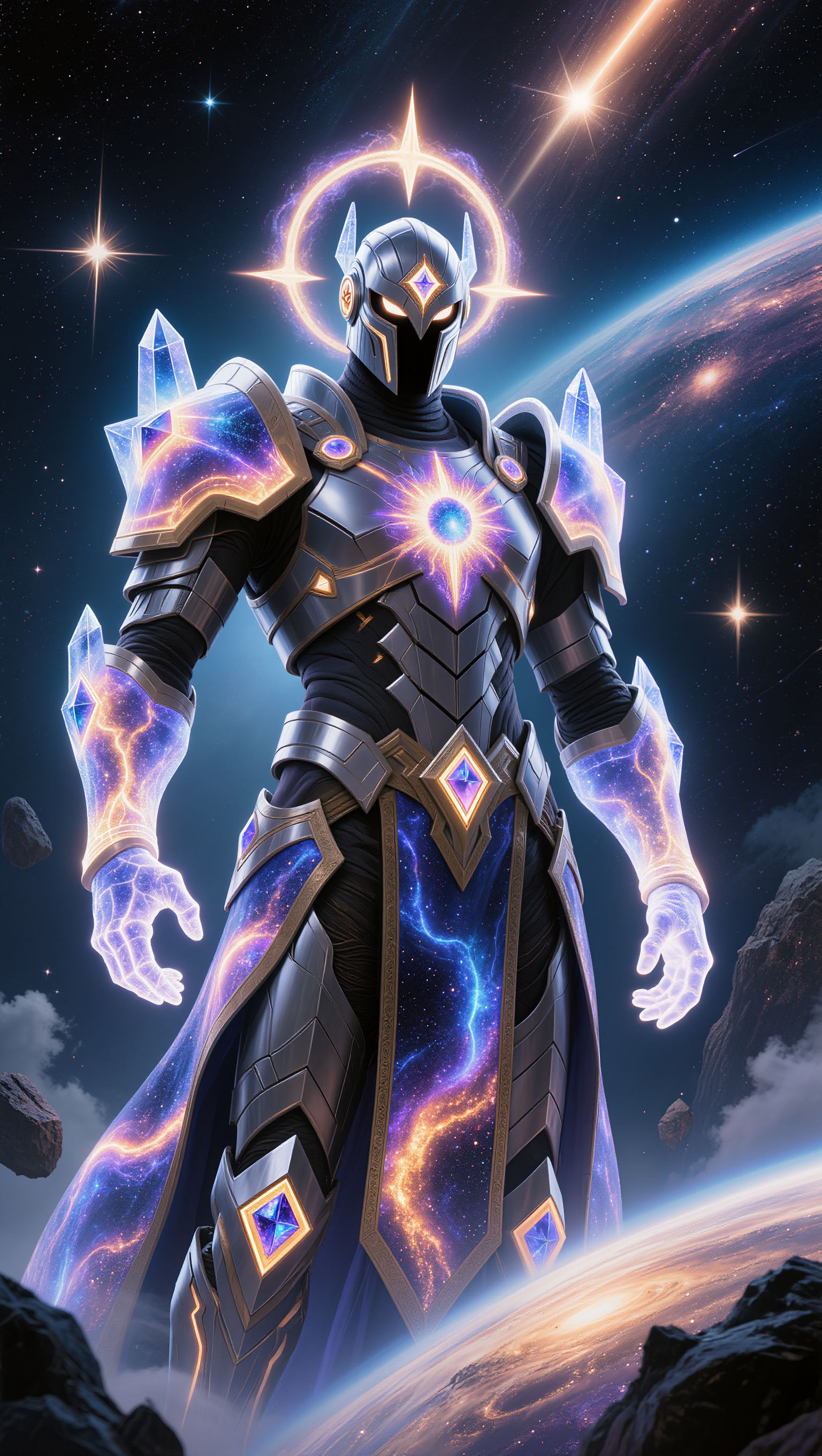 Cosmic Entity Mysterious Space Being Explored | AI Image