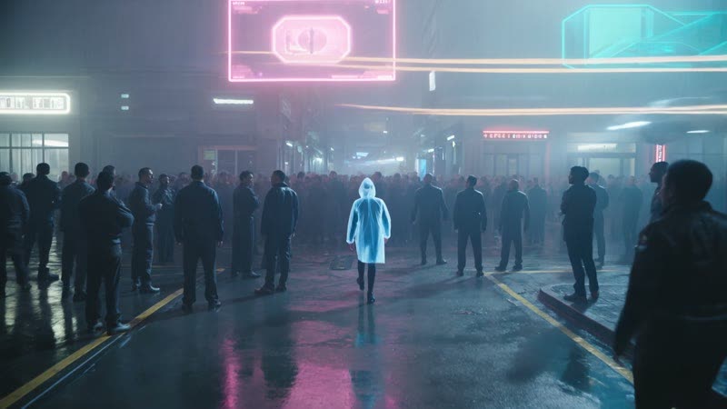 Cyberpunk & Sci-Fi AI Video Prompts